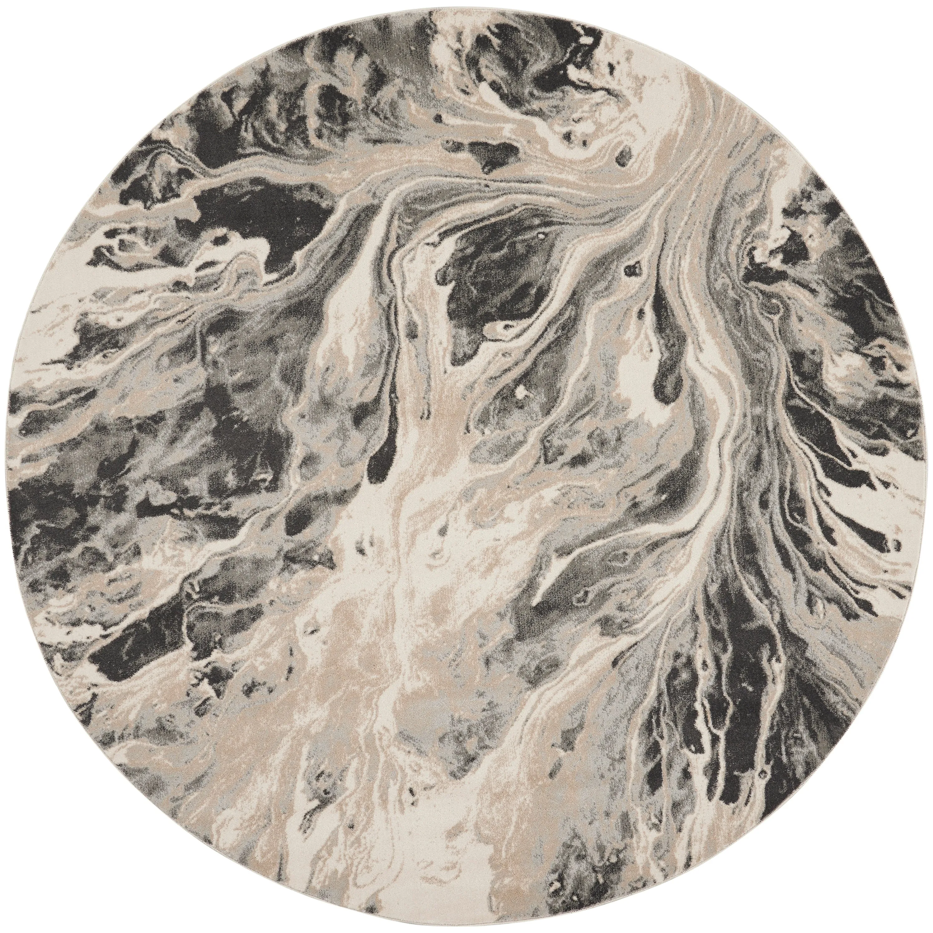 Nourison Home Neutral Modern Abstract Area Rug