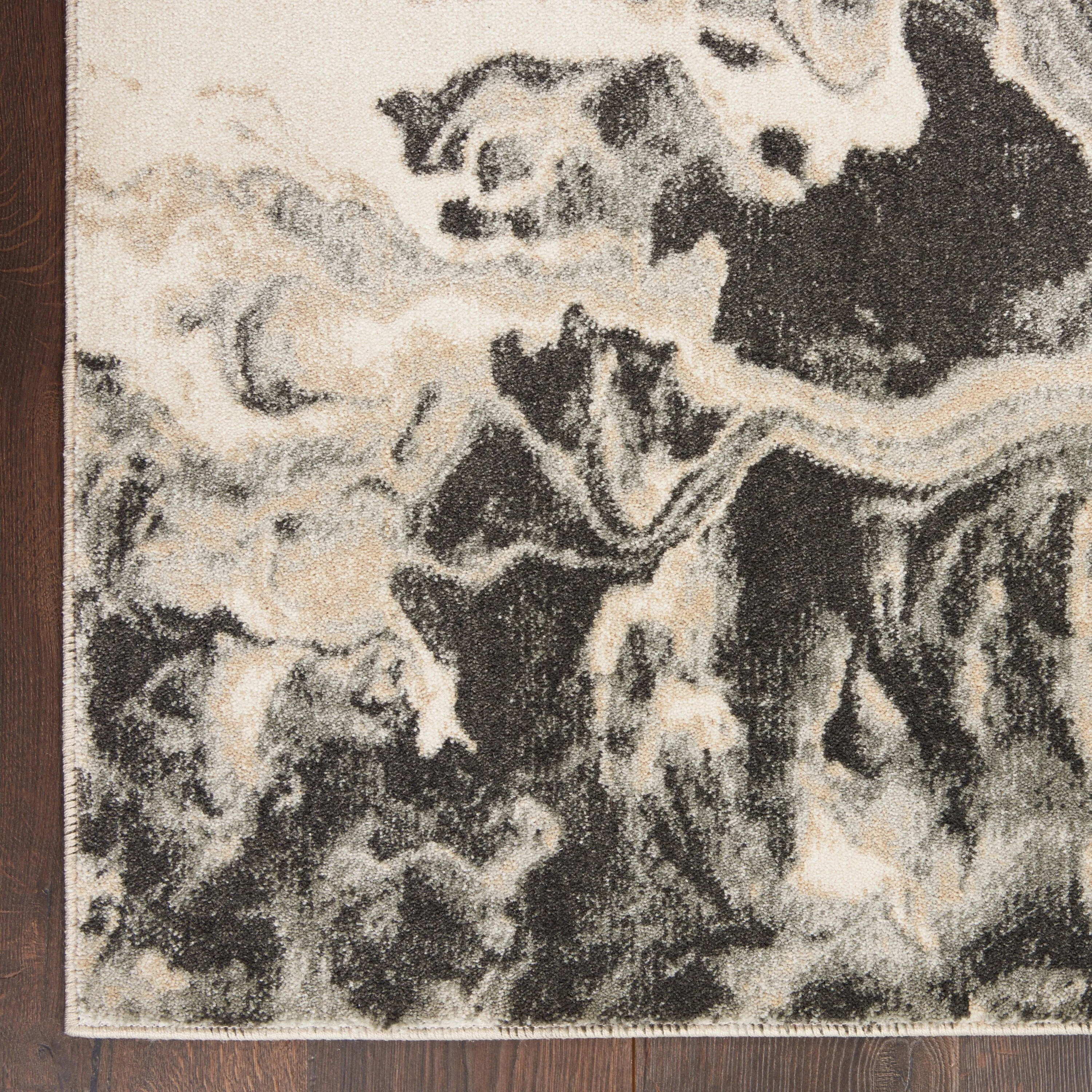 Nourison Home Neutral Modern Abstract Area Rug