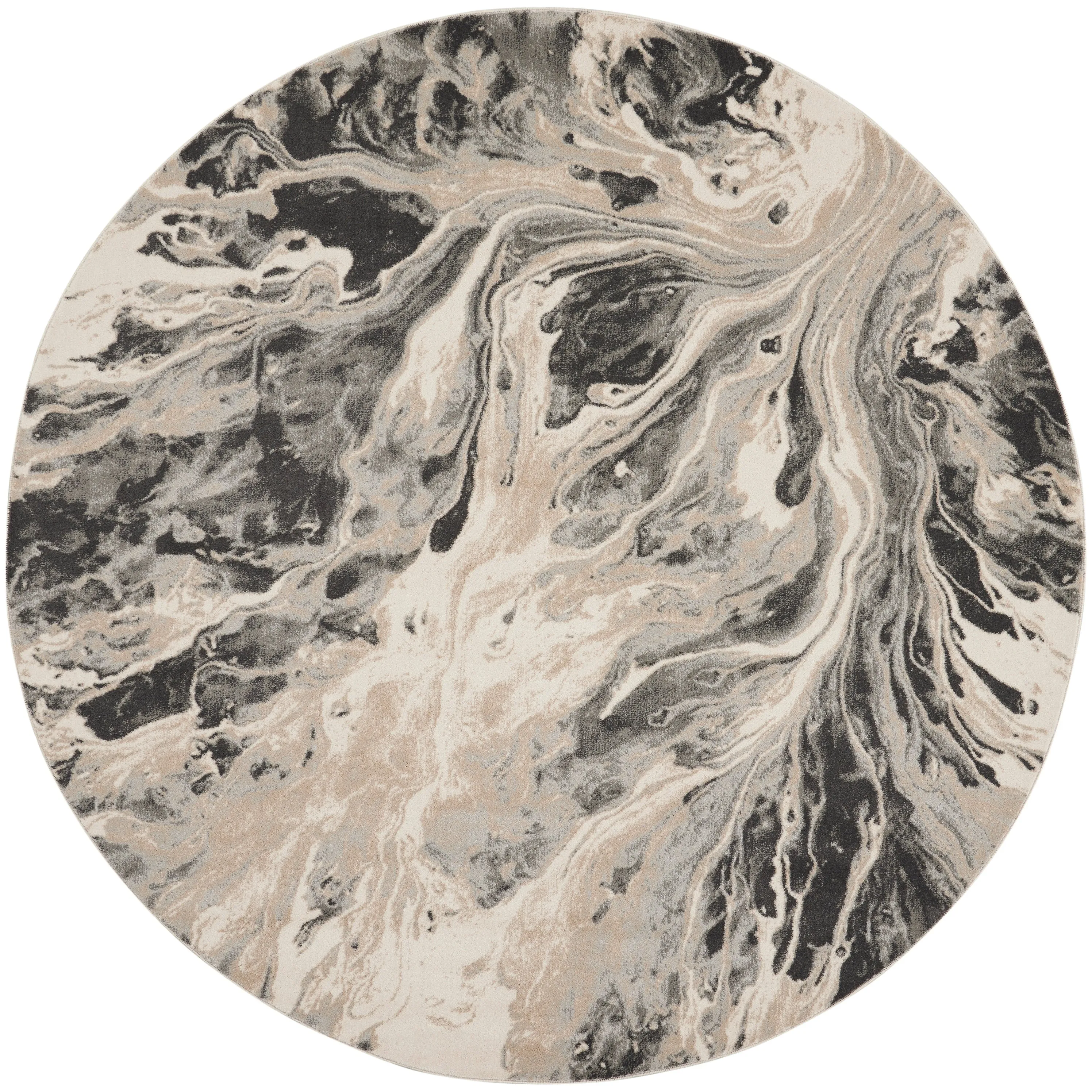 Nourison Home Neutral Modern Abstract Area Rug