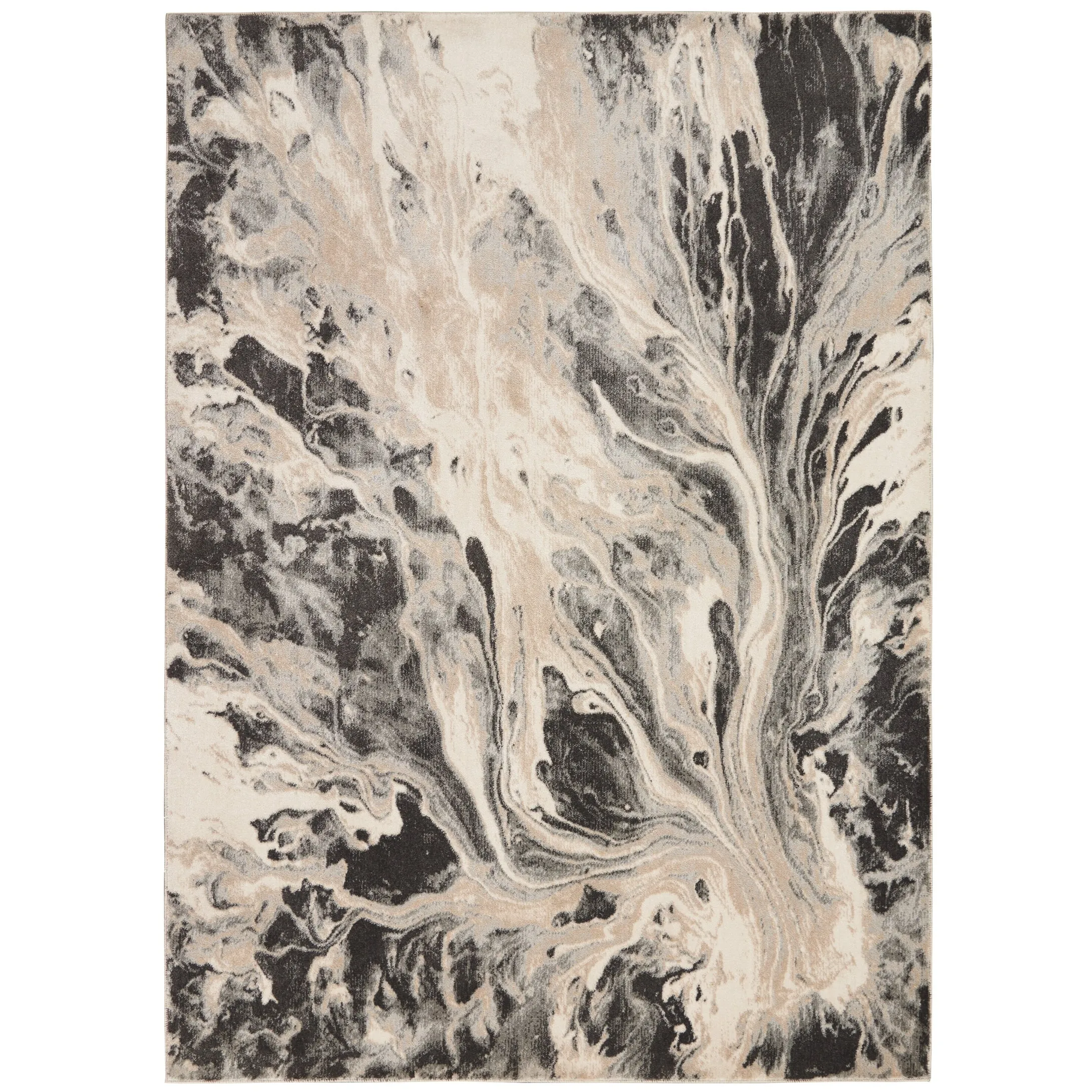 Nourison Home Neutral Modern Abstract Area Rug