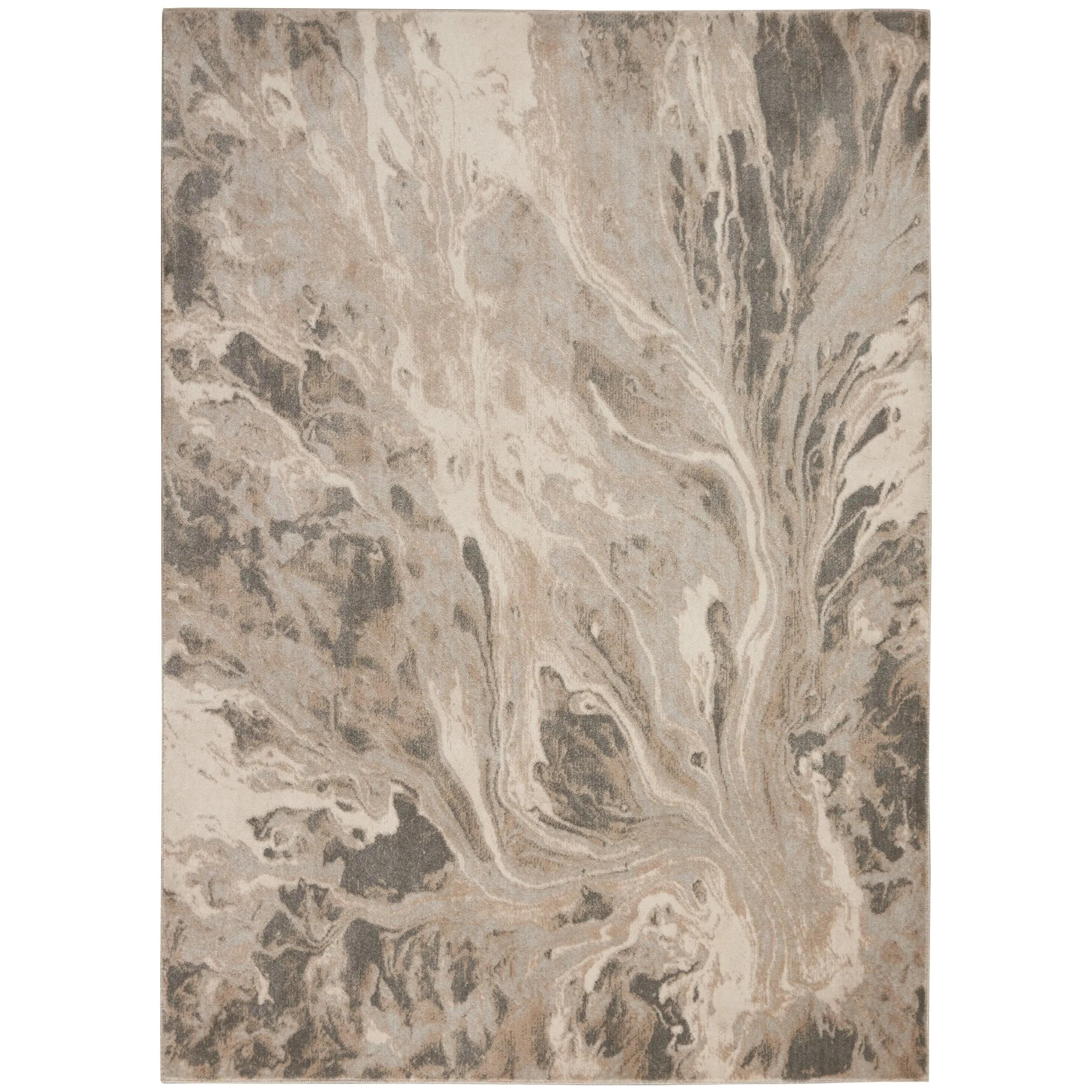 Nourison Home Neutral Modern Abstract Area Rug