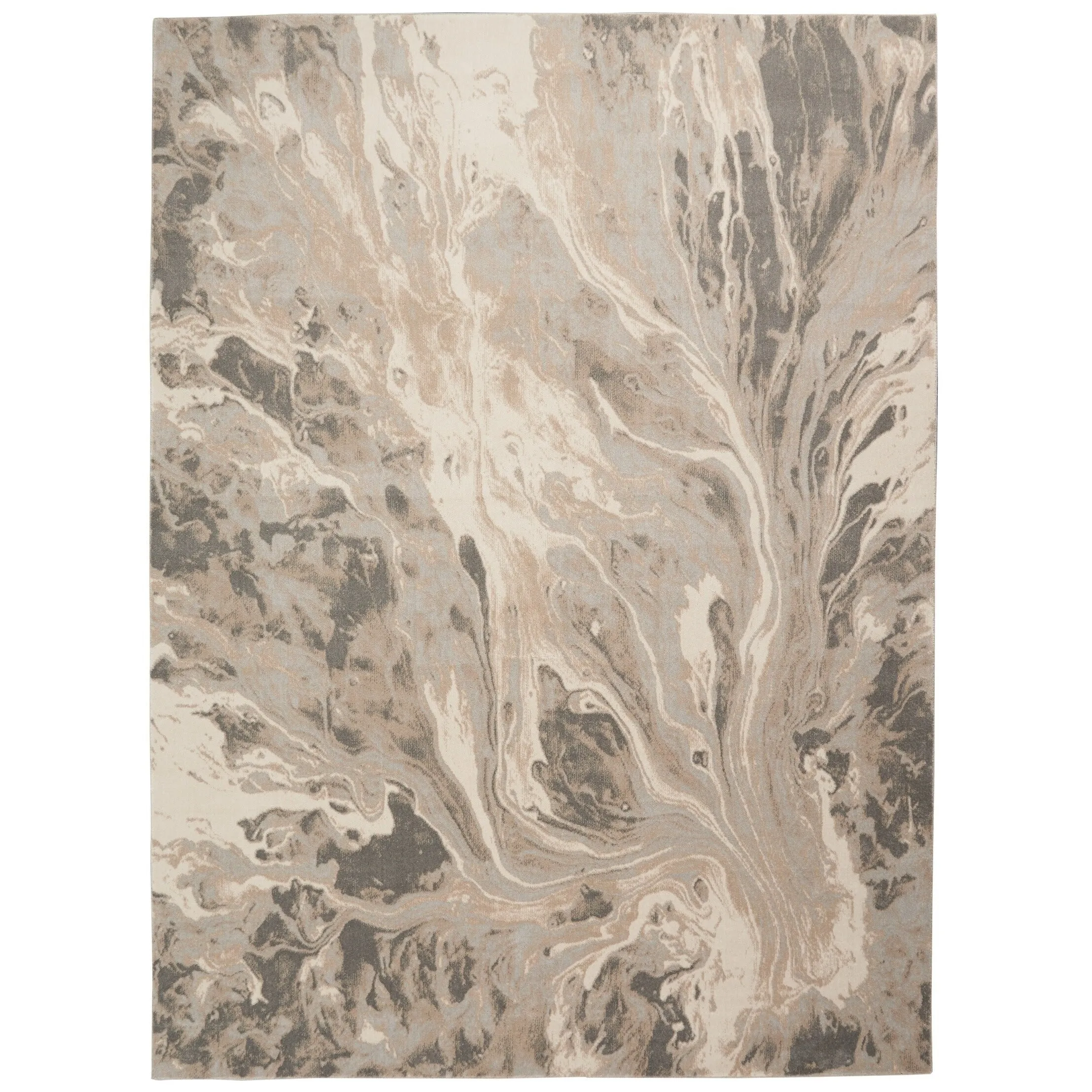 Nourison Home Neutral Modern Abstract Area Rug