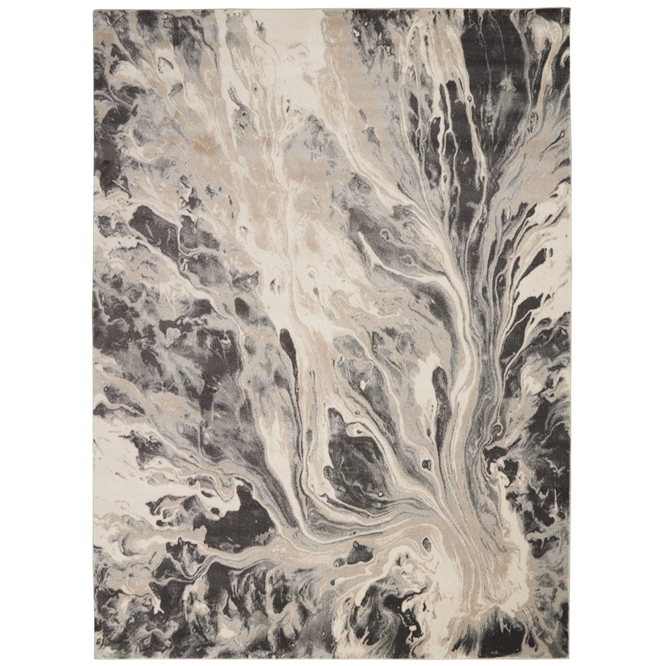 Nourison Home Neutral Modern Abstract Area Rug