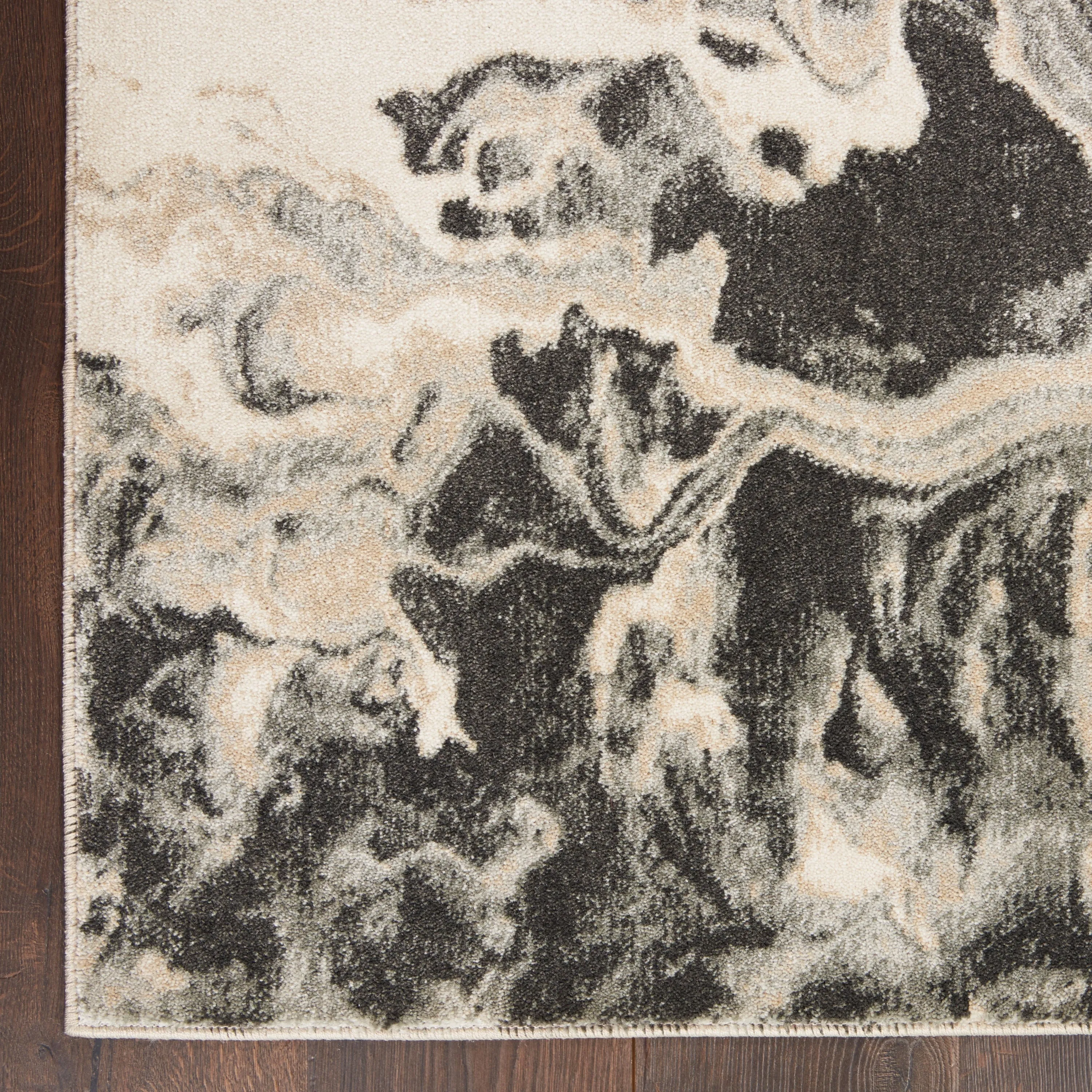 Nourison Home Neutral Modern Abstract Area Rug