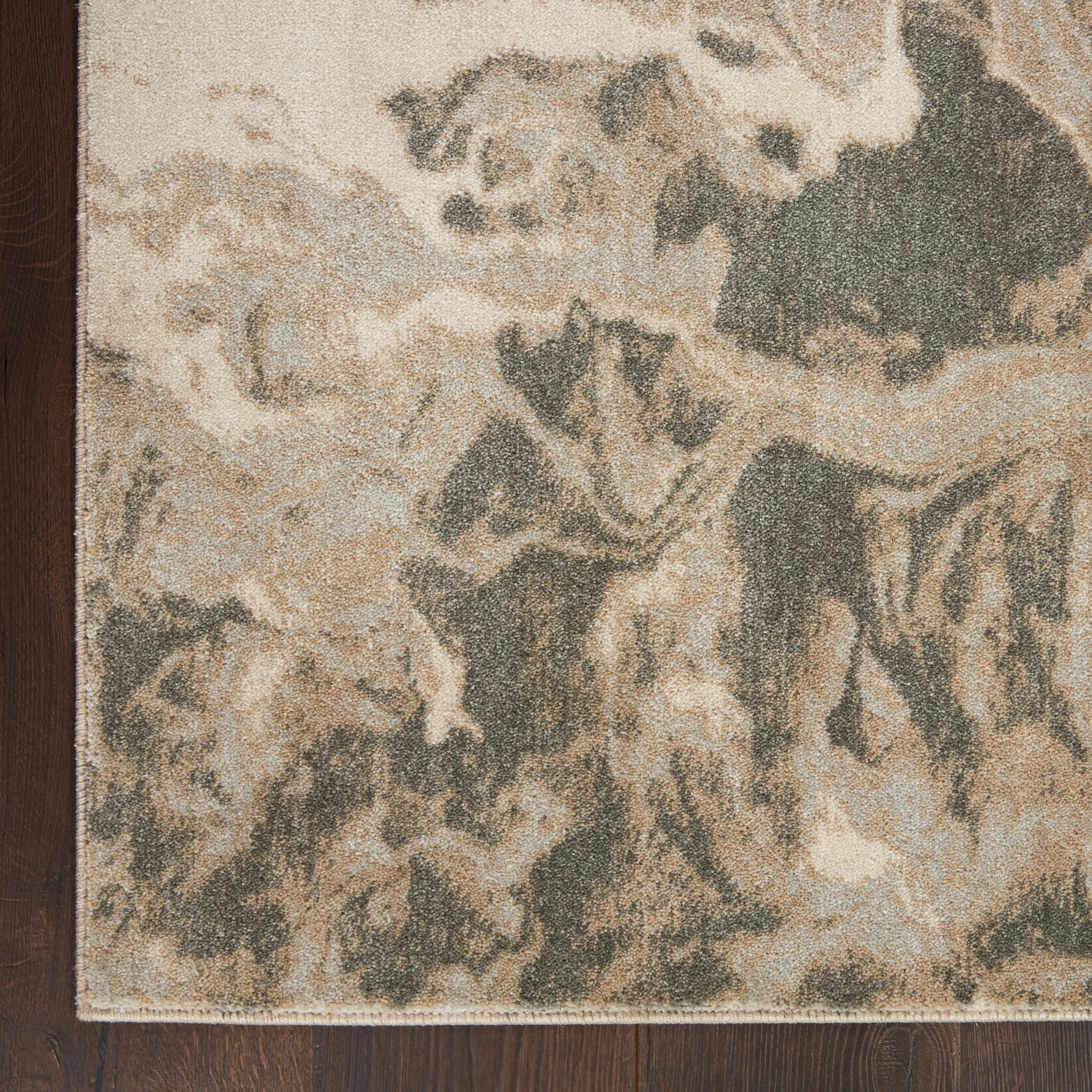 Nourison Home Neutral Modern Abstract Area Rug