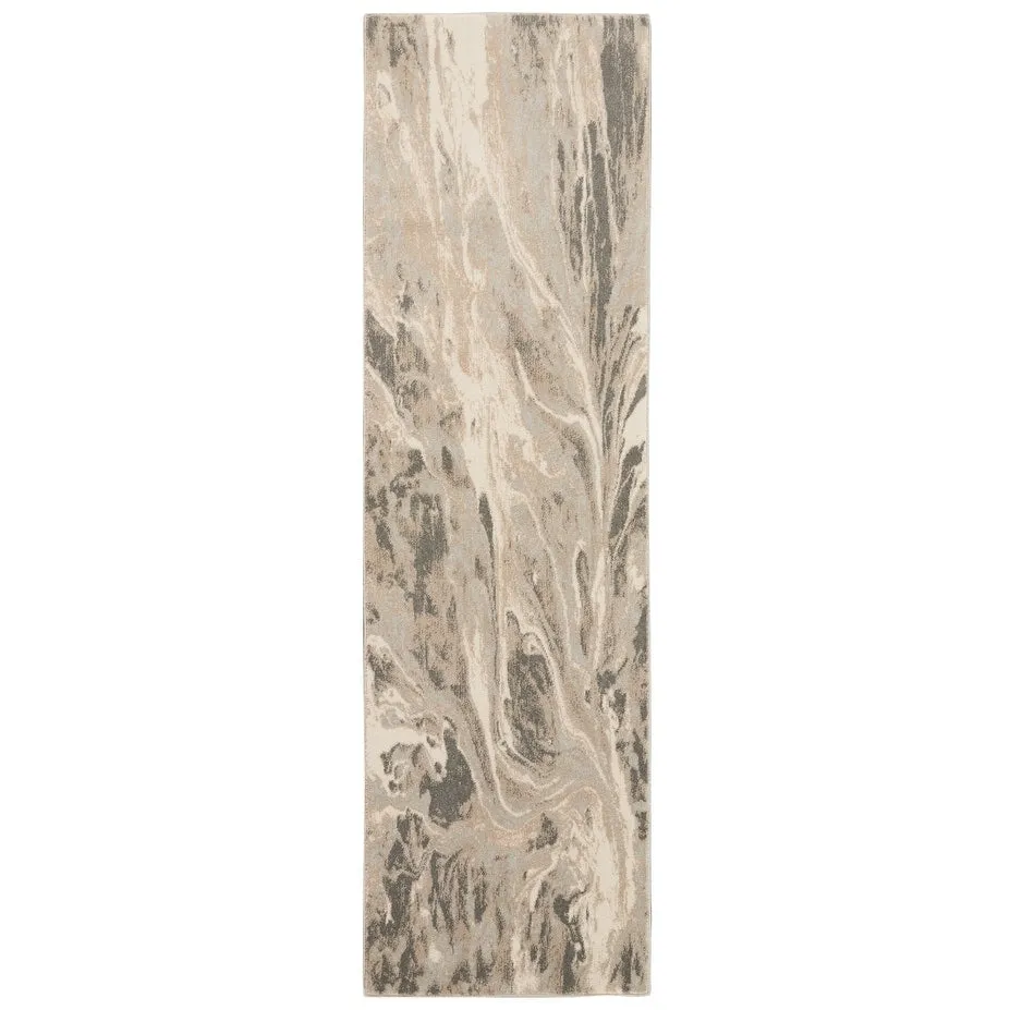 Nourison Home Neutral Modern Abstract Area Rug