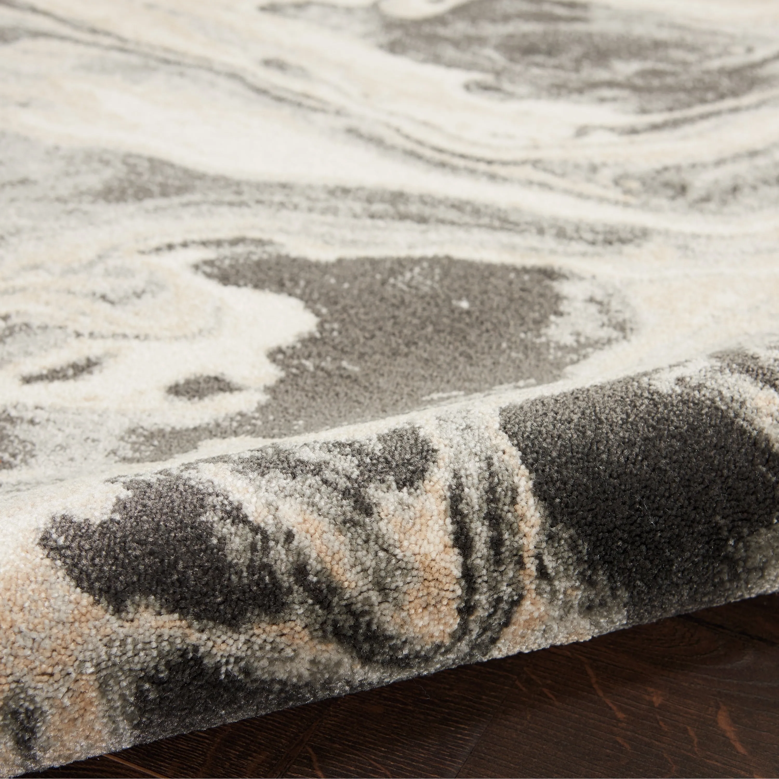 Nourison Home Neutral Modern Abstract Area Rug