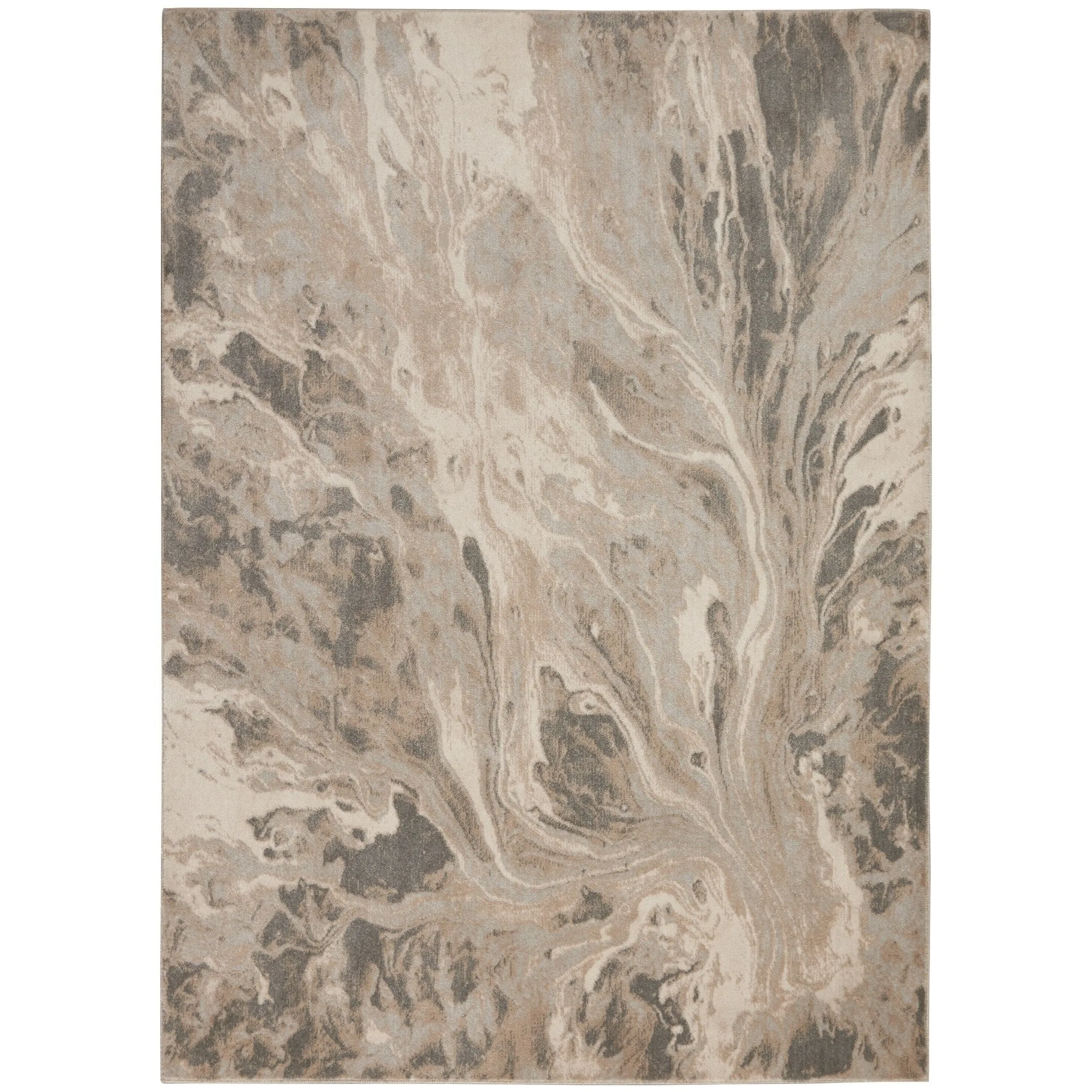 Nourison Home Neutral Modern Abstract Area Rug