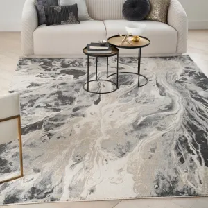 Nourison Home Neutral Modern Abstract Area Rug