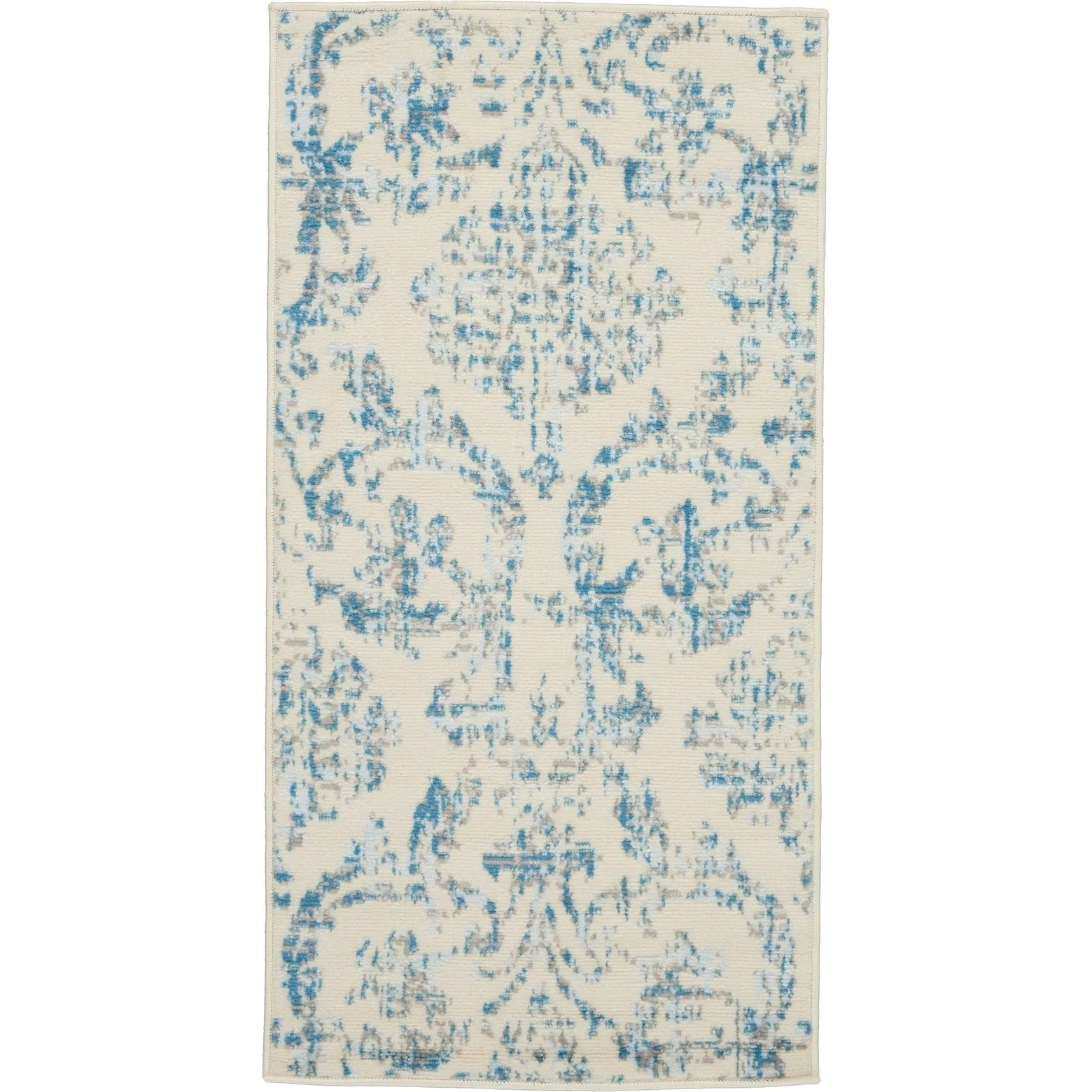 Nourison Jubilant Vintage Farmhouse Damask Area Rug