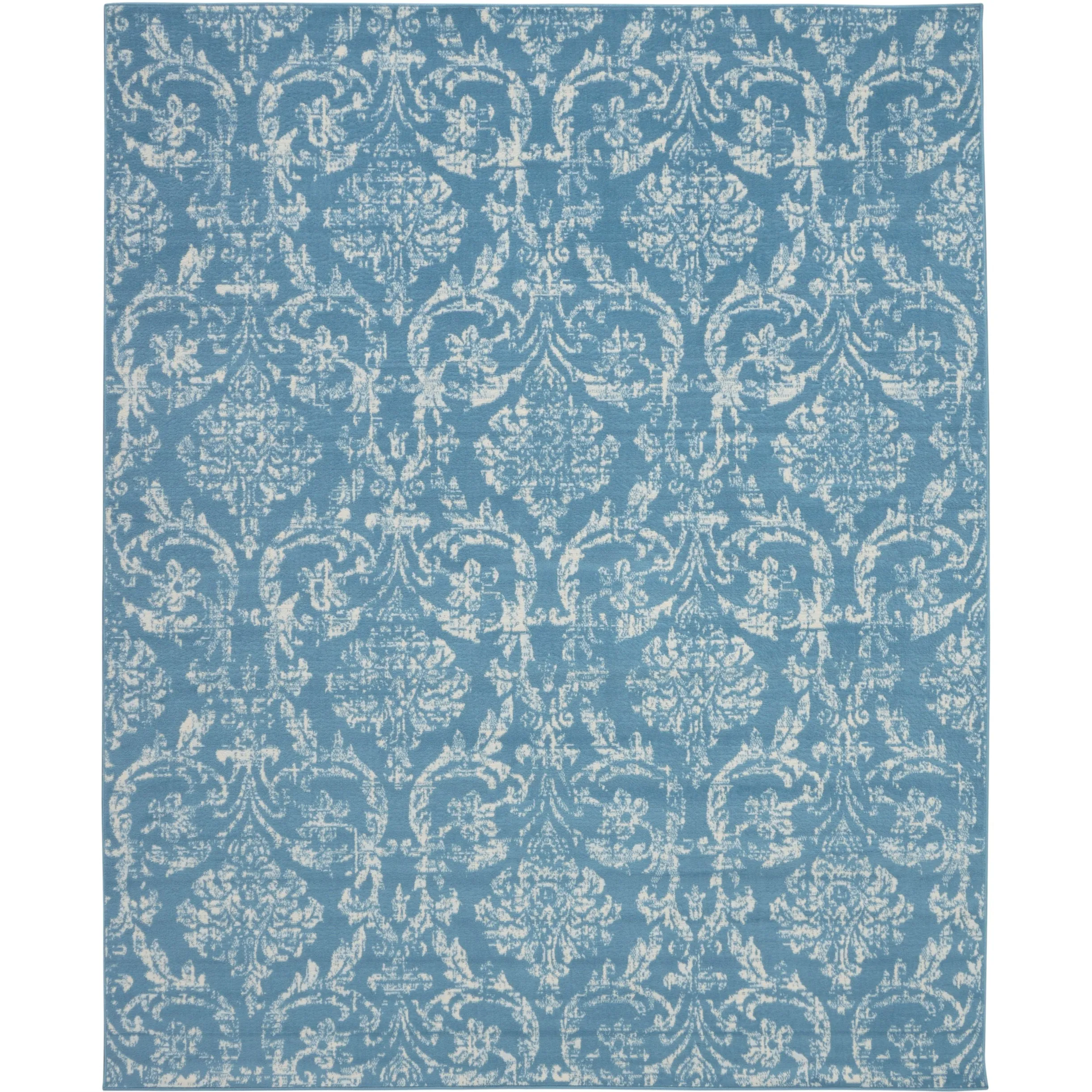 Nourison Jubilant Vintage Farmhouse Damask Area Rug