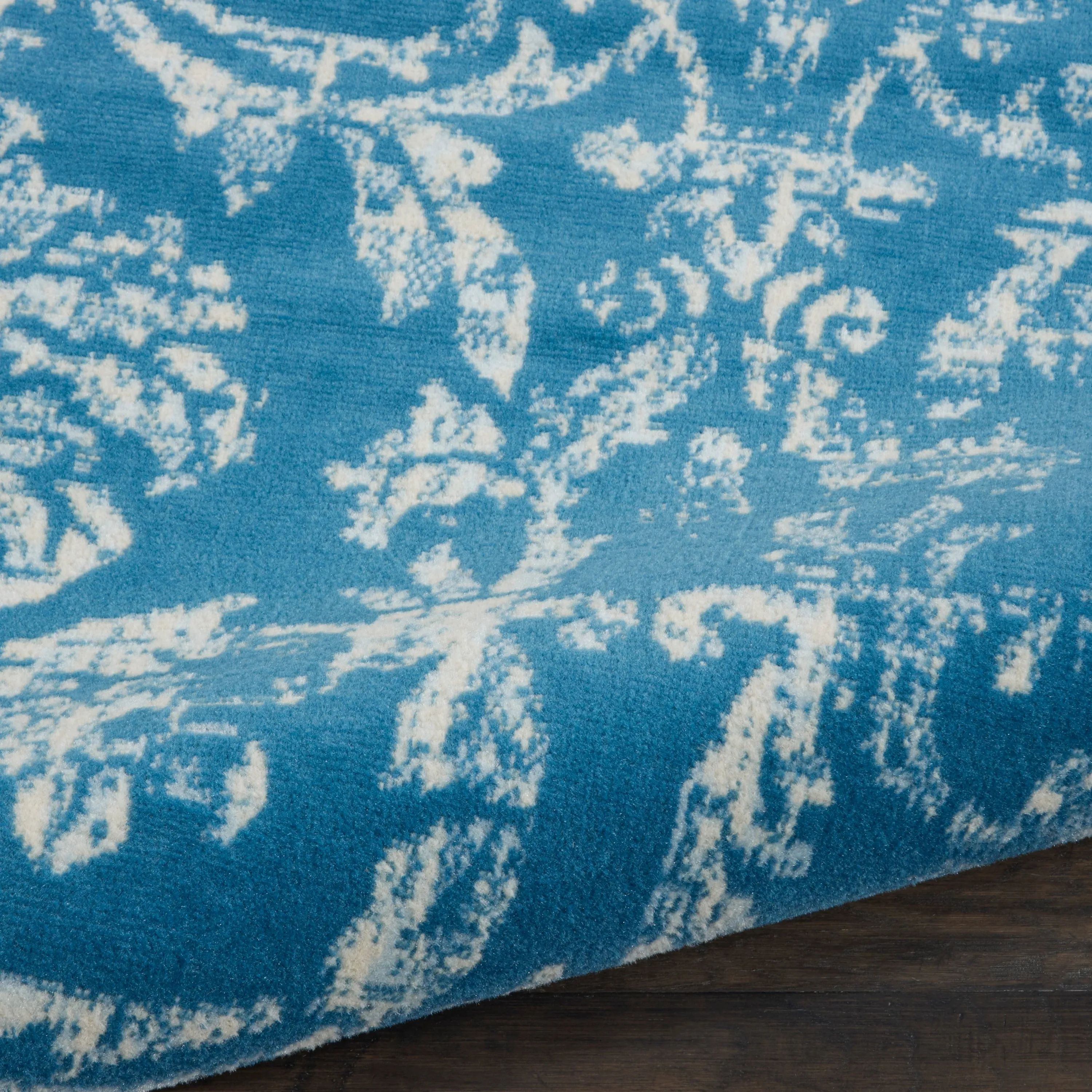 Nourison Jubilant Vintage Farmhouse Damask Area Rug