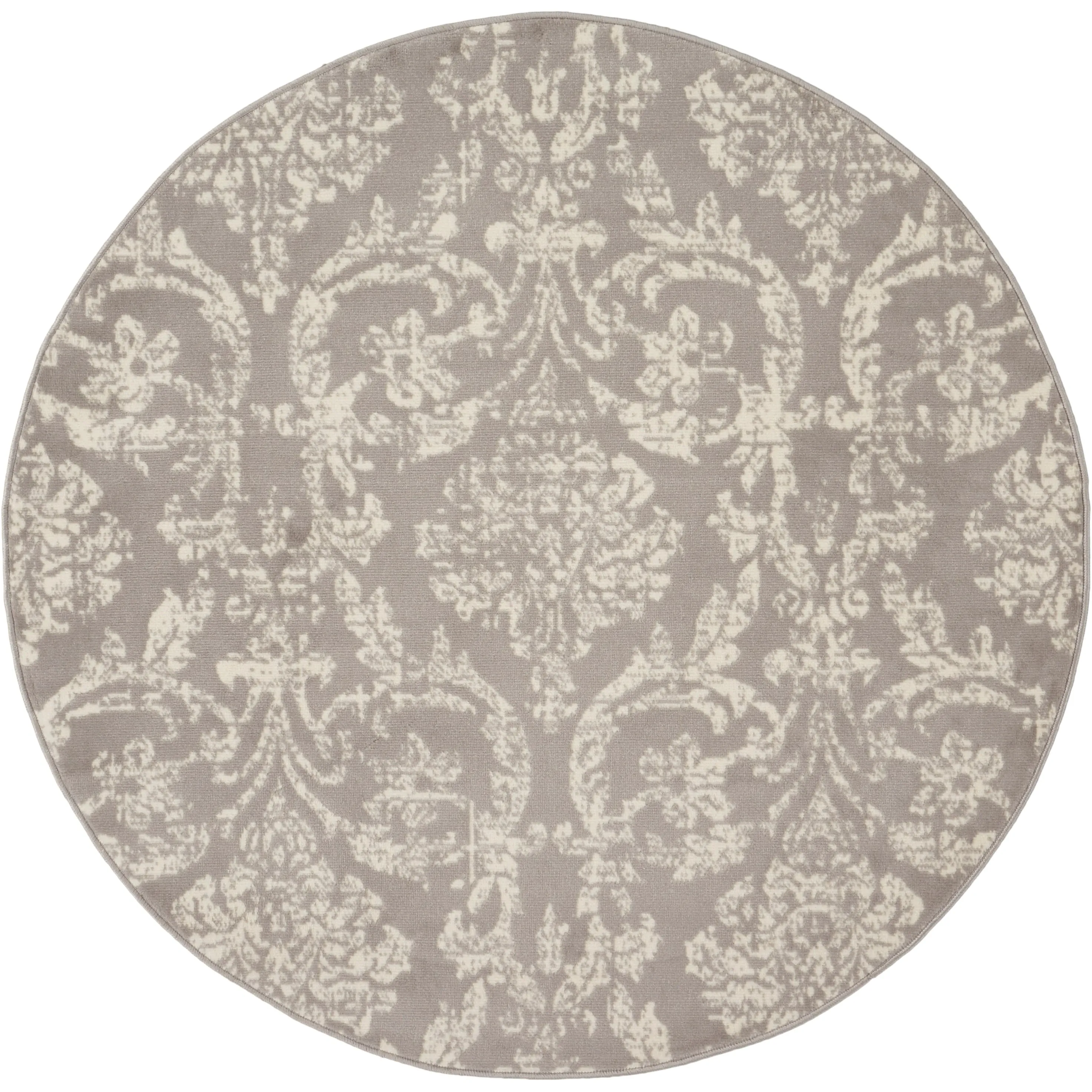 Nourison Jubilant Vintage Farmhouse Damask Area Rug