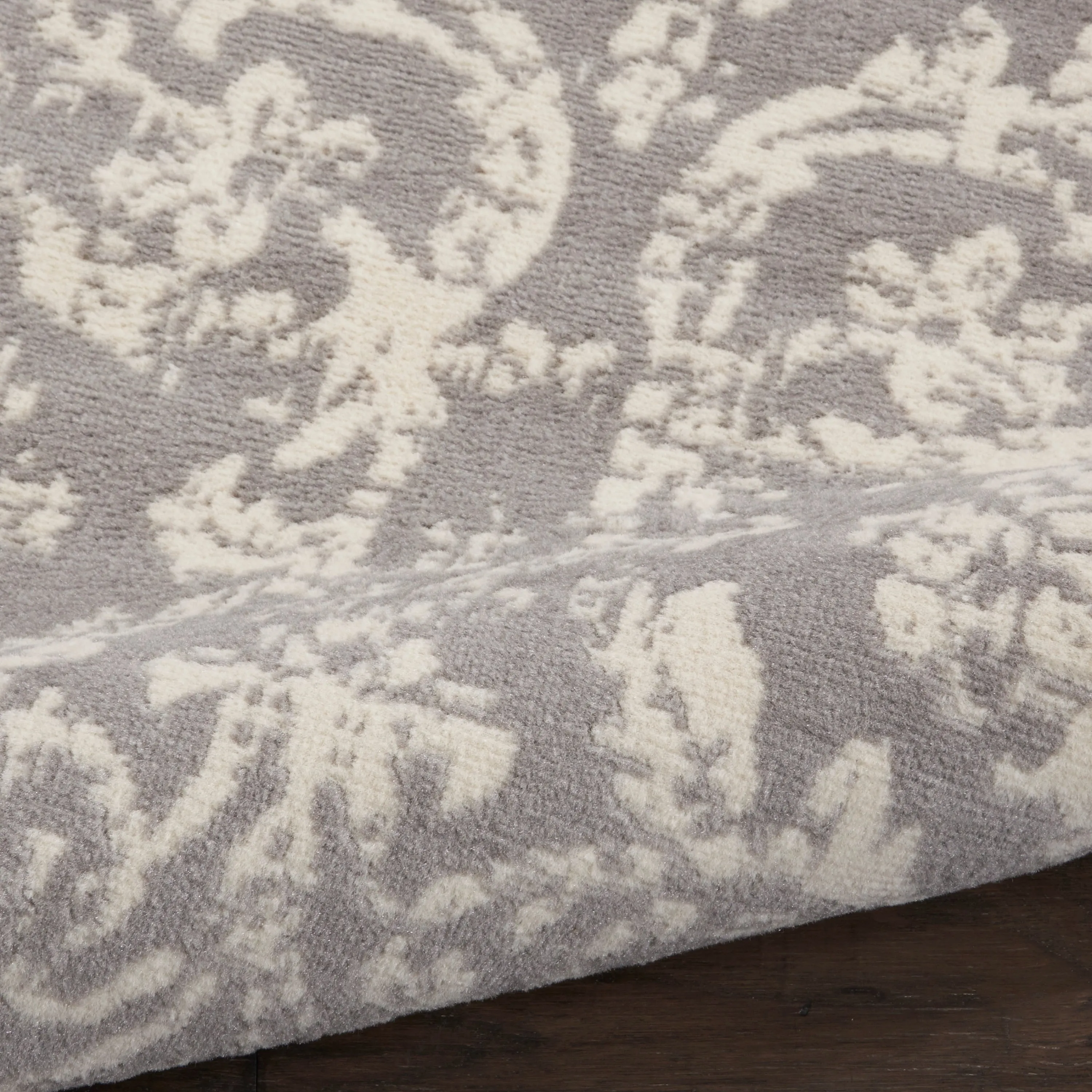 Nourison Jubilant Vintage Farmhouse Damask Area Rug