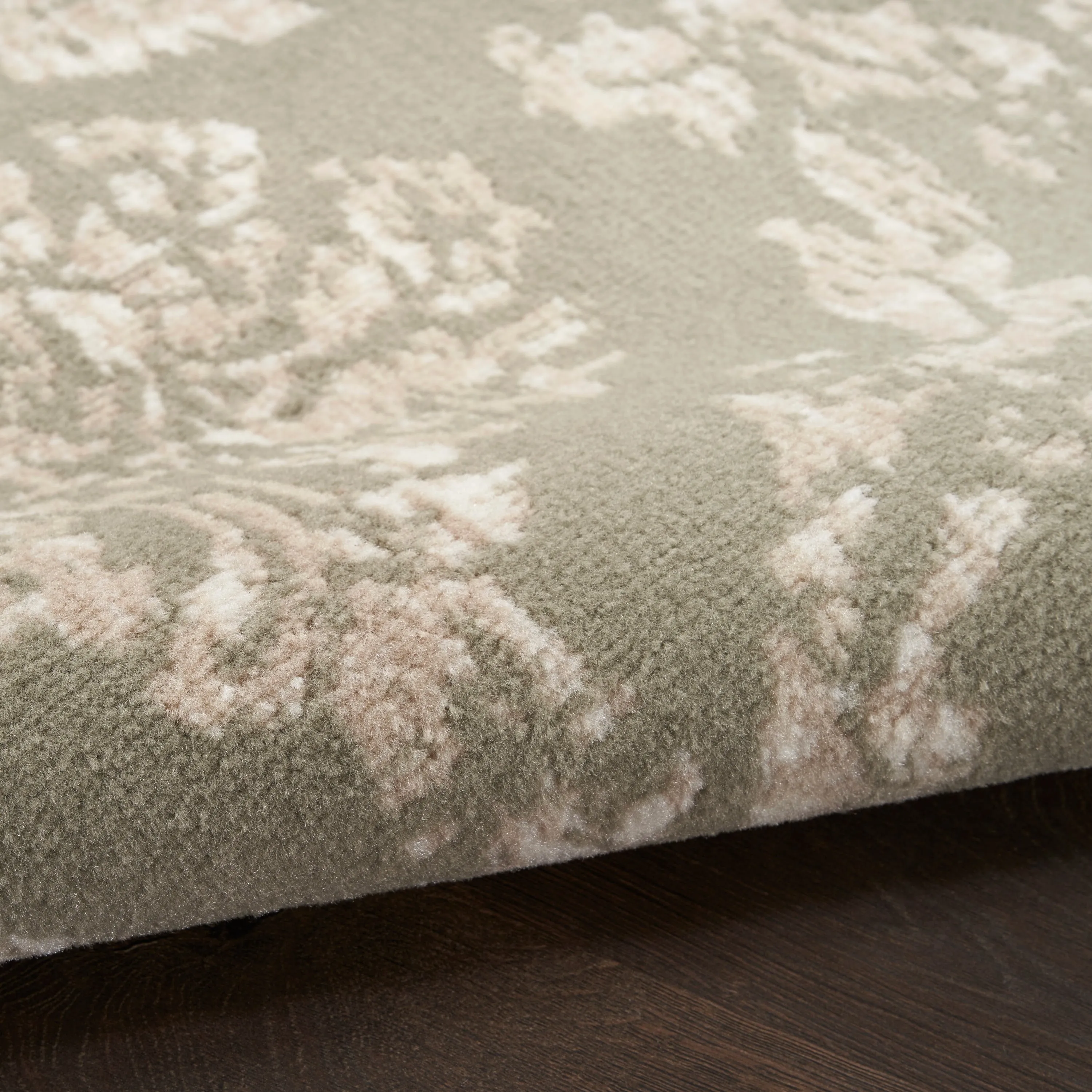 Nourison Jubilant Vintage Farmhouse Damask Area Rug