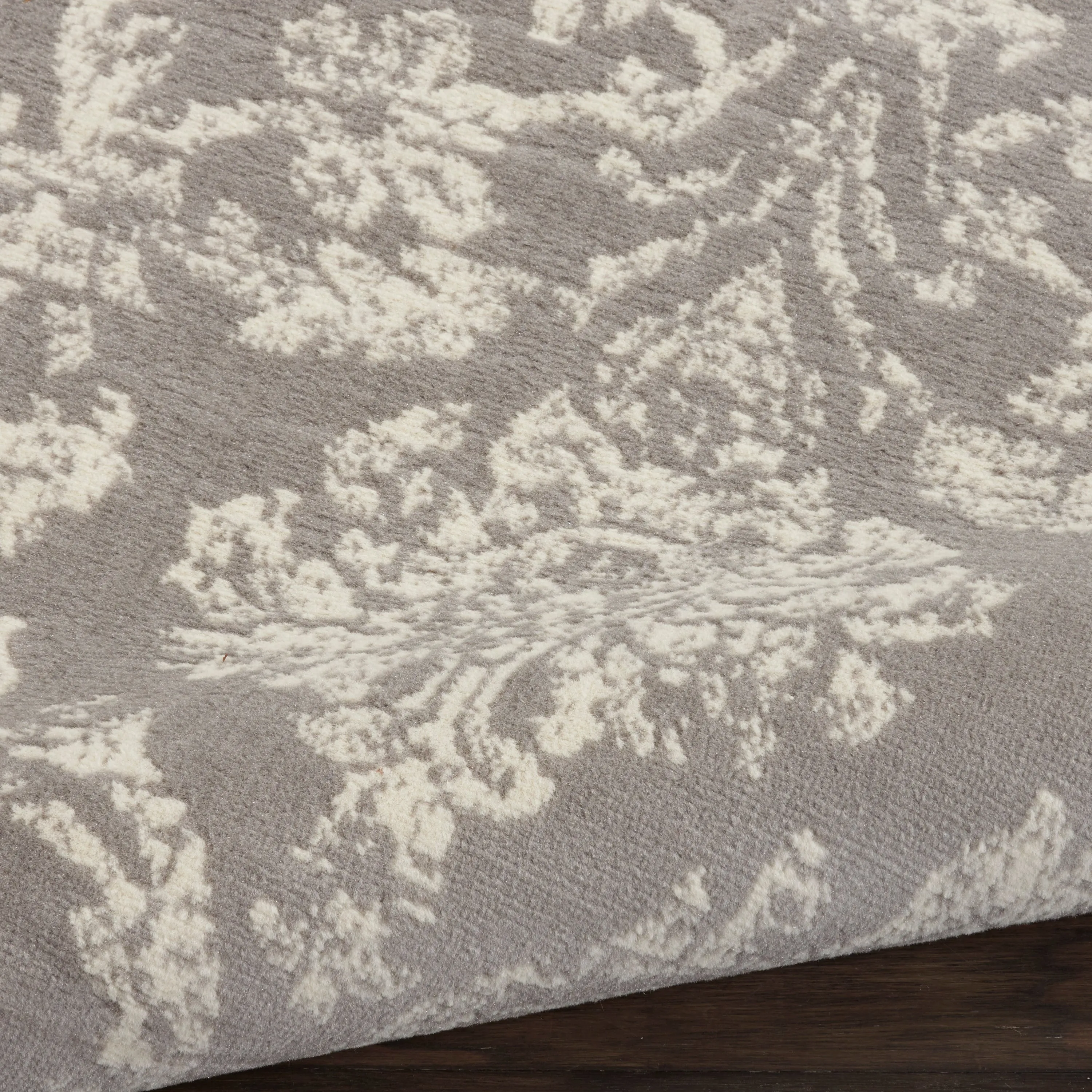 Nourison Jubilant Vintage Farmhouse Damask Area Rug