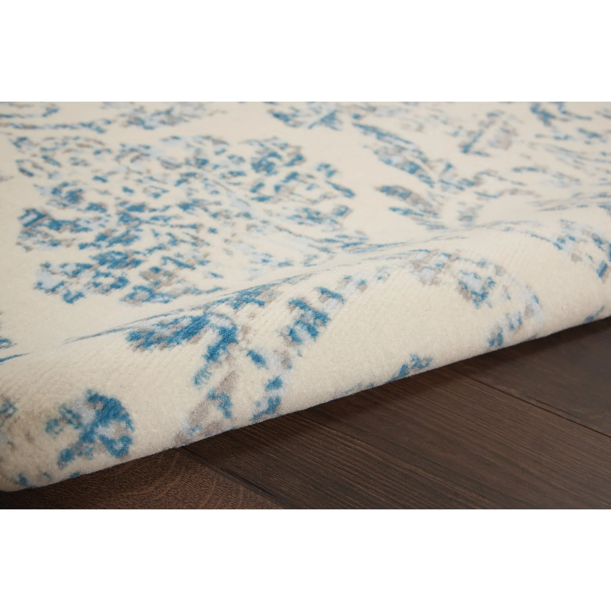 Nourison Jubilant Vintage Farmhouse Damask Area Rug