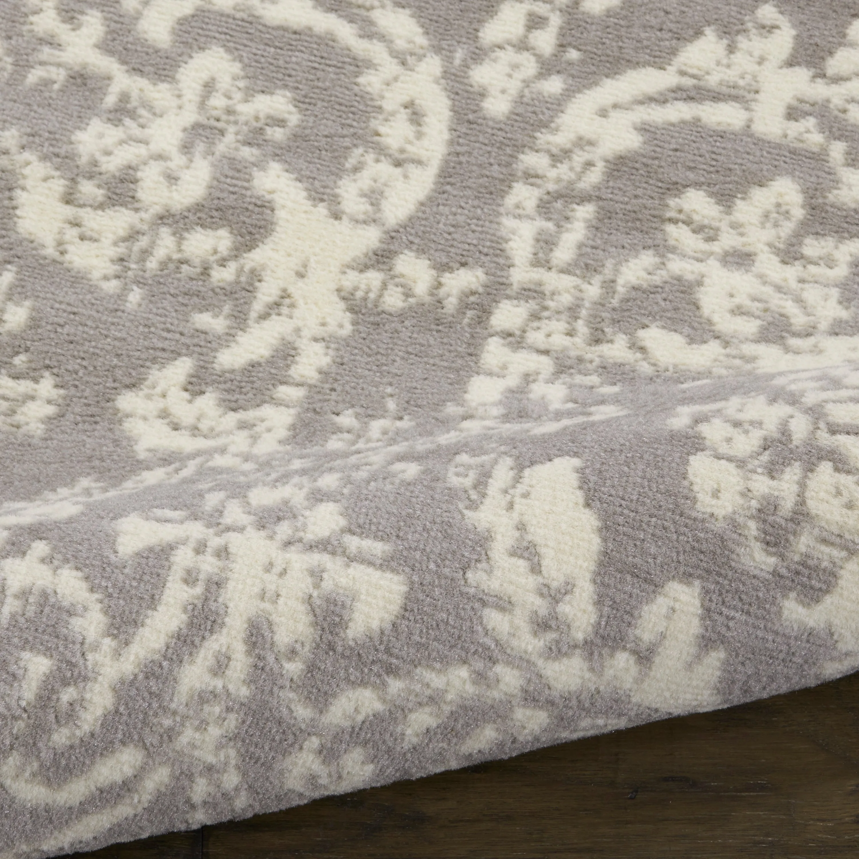 Nourison Jubilant Vintage Farmhouse Damask Area Rug
