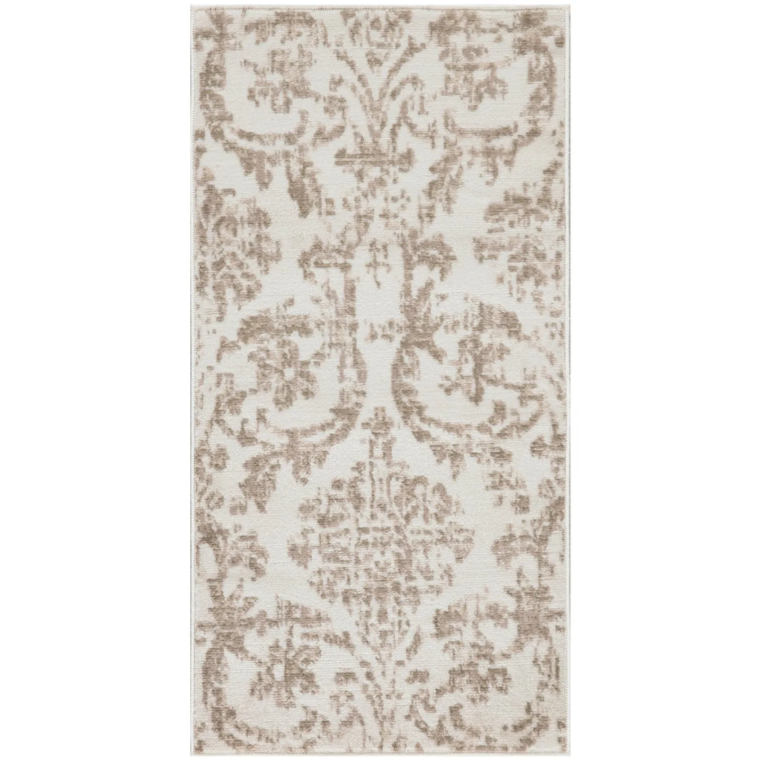 Nourison Jubilant Vintage Farmhouse Damask Area Rug