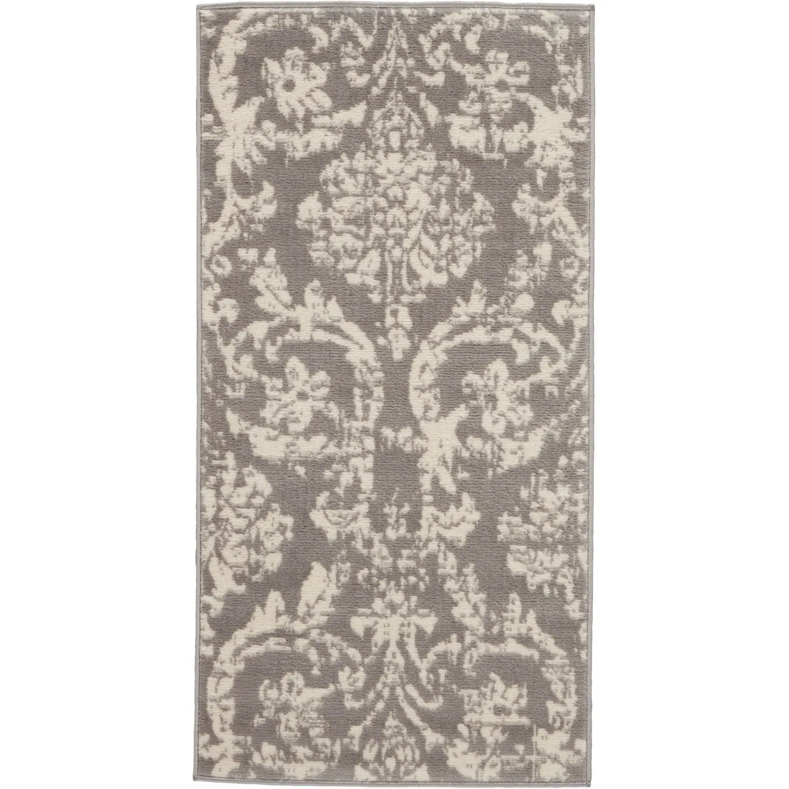 Nourison Jubilant Vintage Farmhouse Damask Area Rug