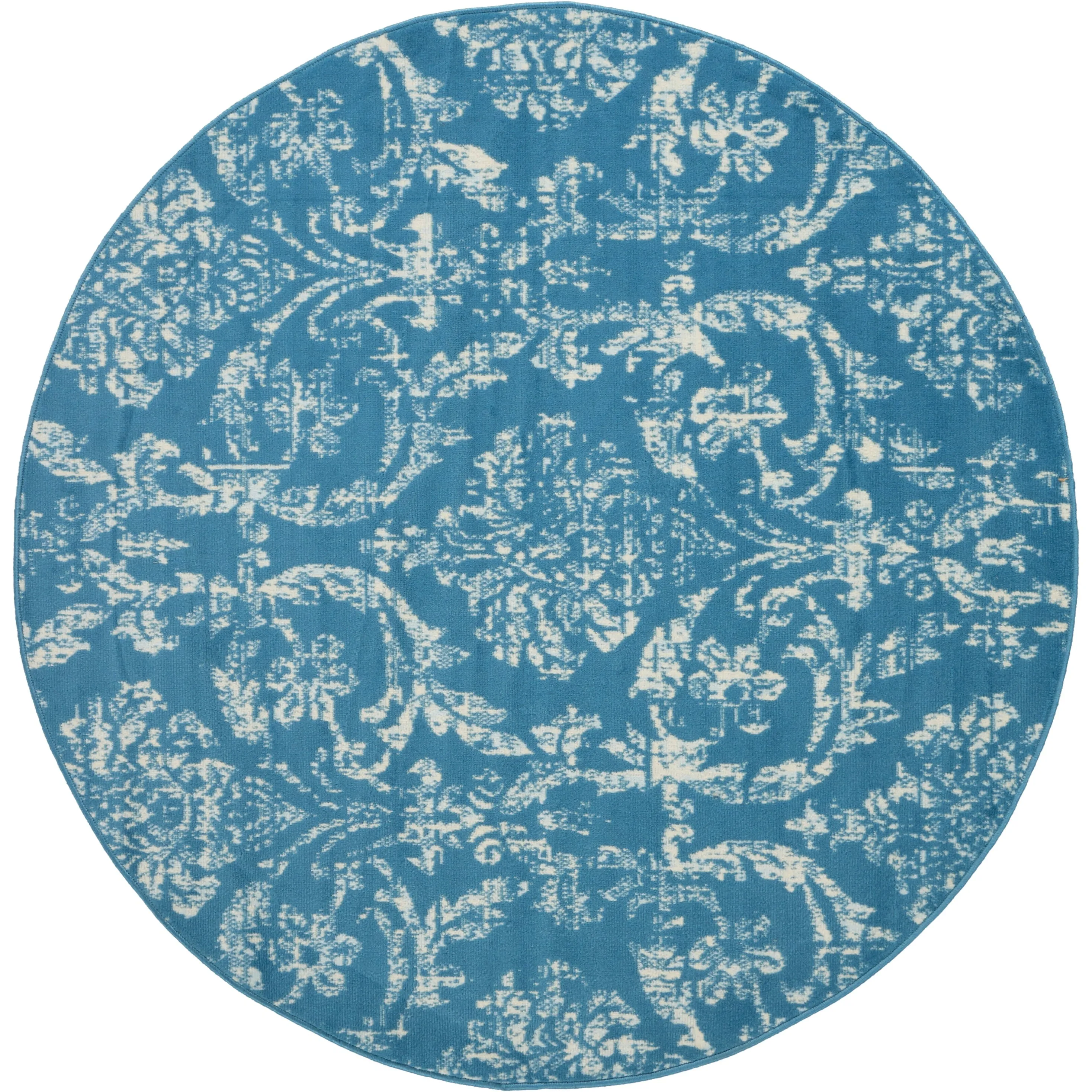 Nourison Jubilant Vintage Farmhouse Damask Area Rug