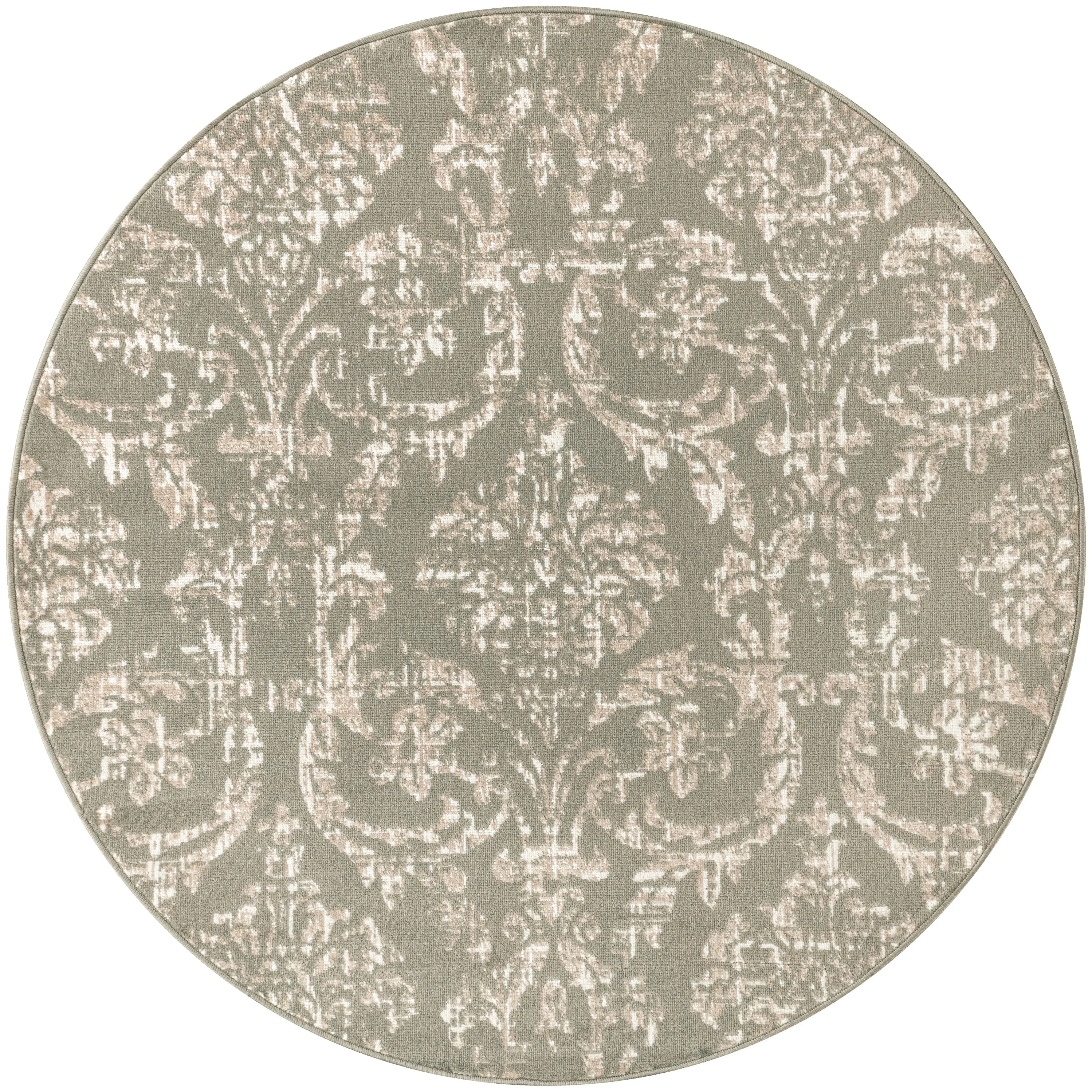Nourison Jubilant Vintage Farmhouse Damask Area Rug