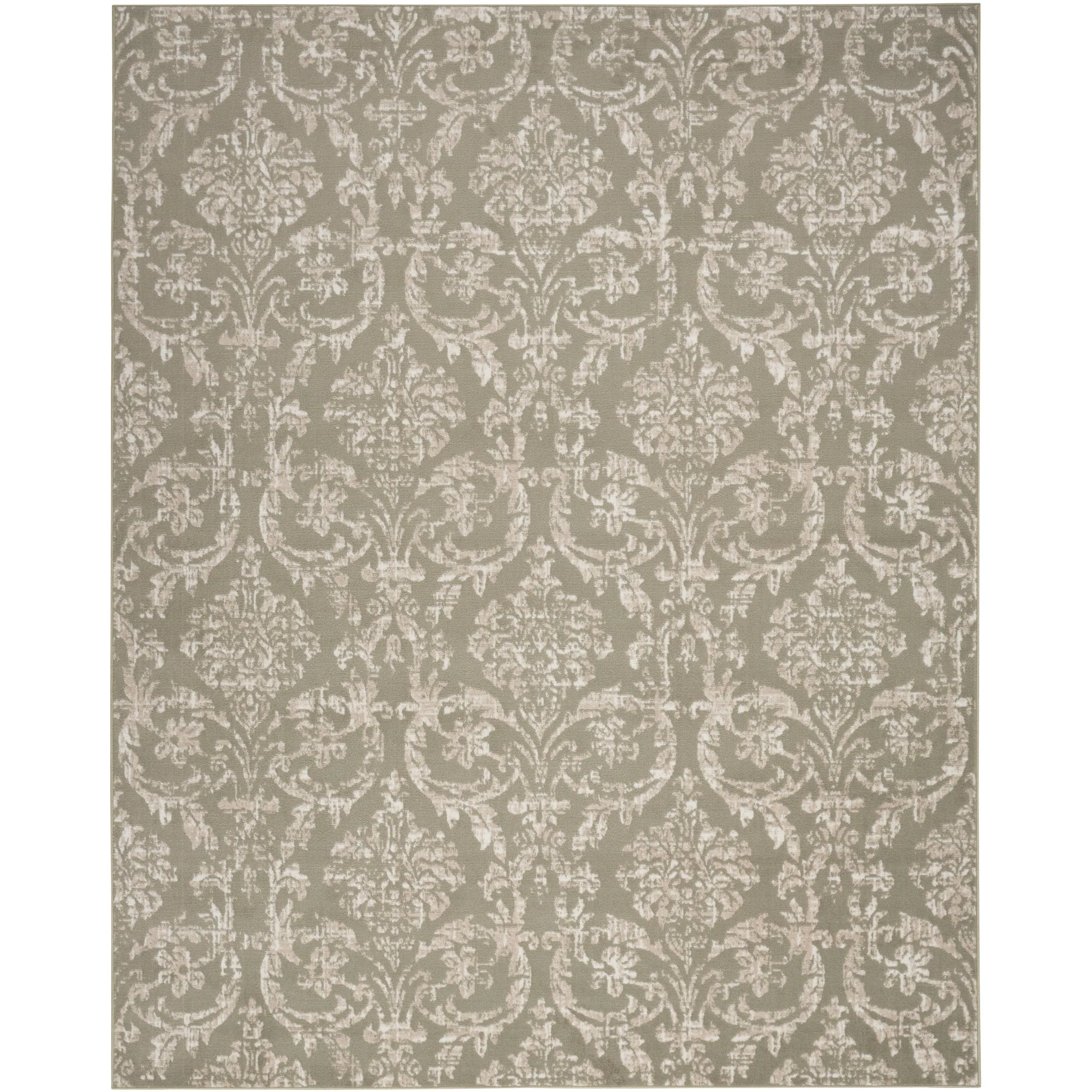 Nourison Jubilant Vintage Farmhouse Damask Area Rug