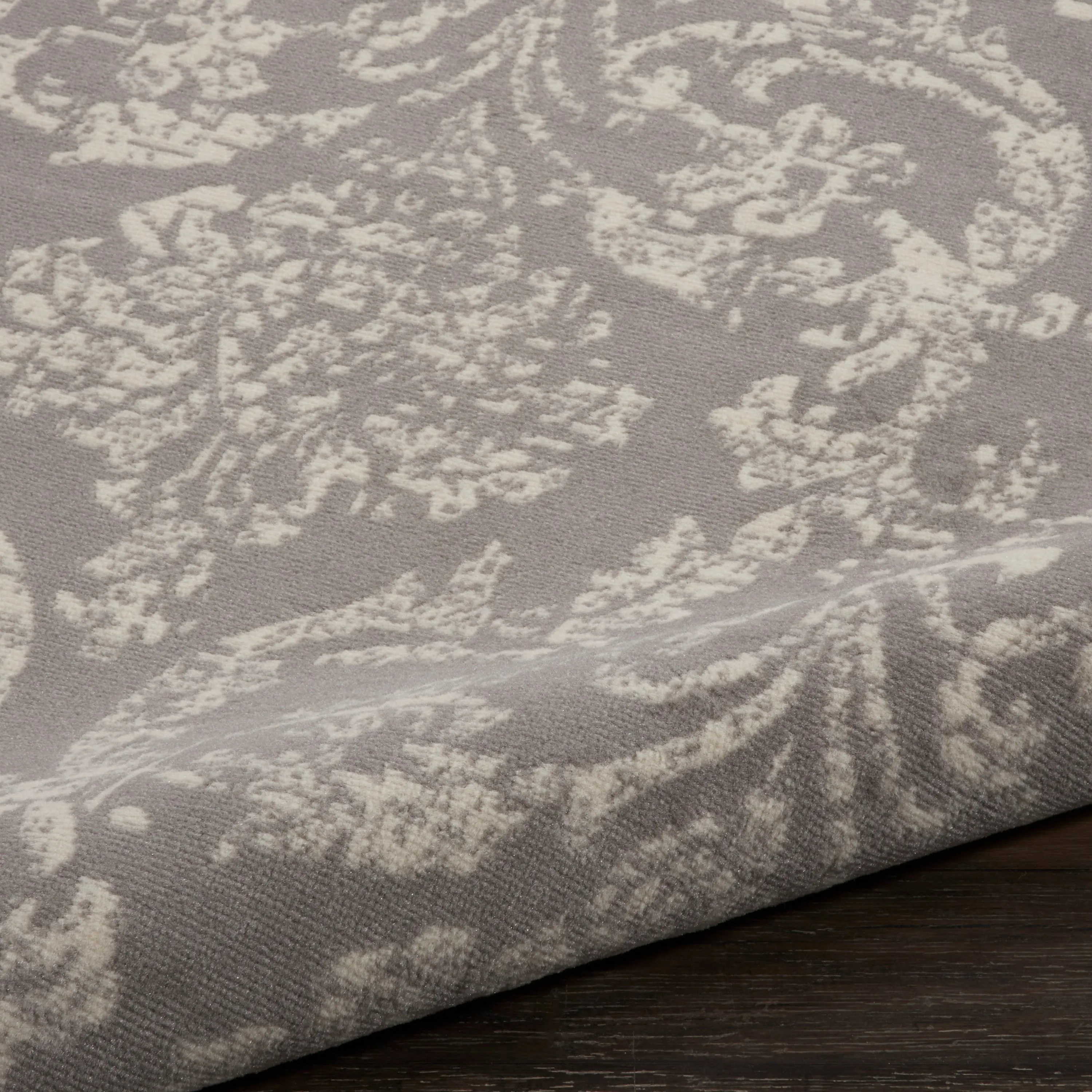 Nourison Jubilant Vintage Farmhouse Damask Area Rug