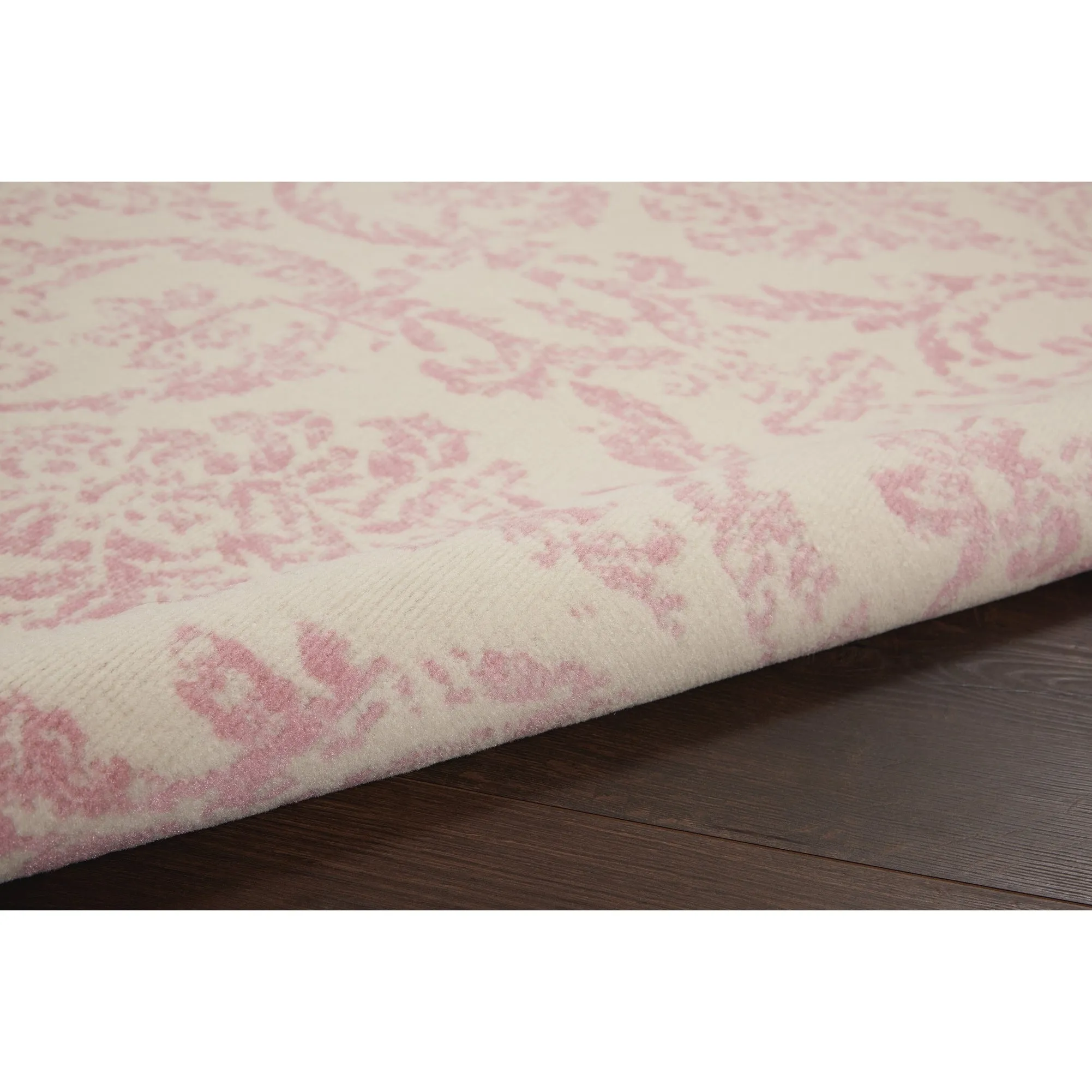 Nourison Jubilant Vintage Farmhouse Damask Area Rug