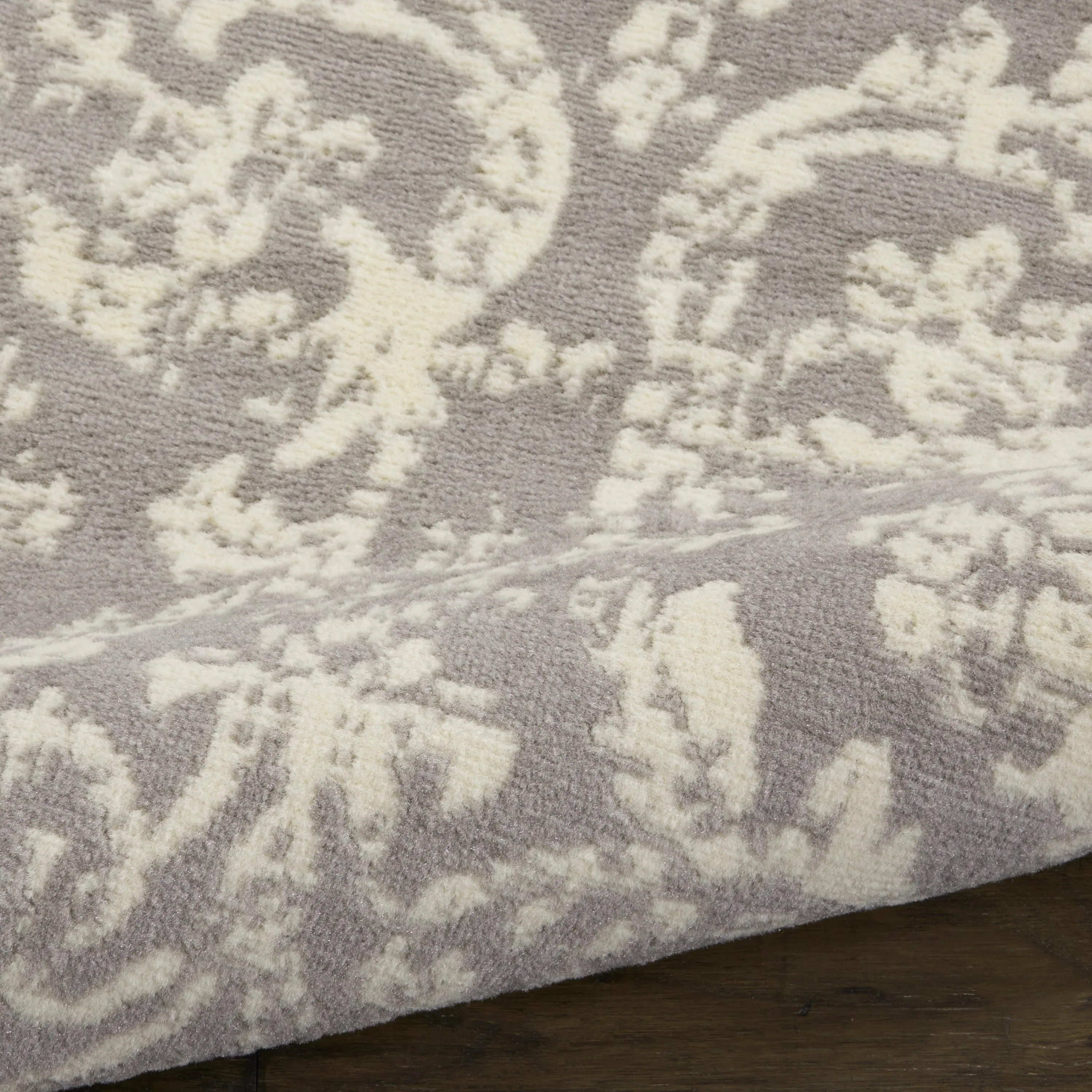 Nourison Jubilant Vintage Farmhouse Damask Area Rug