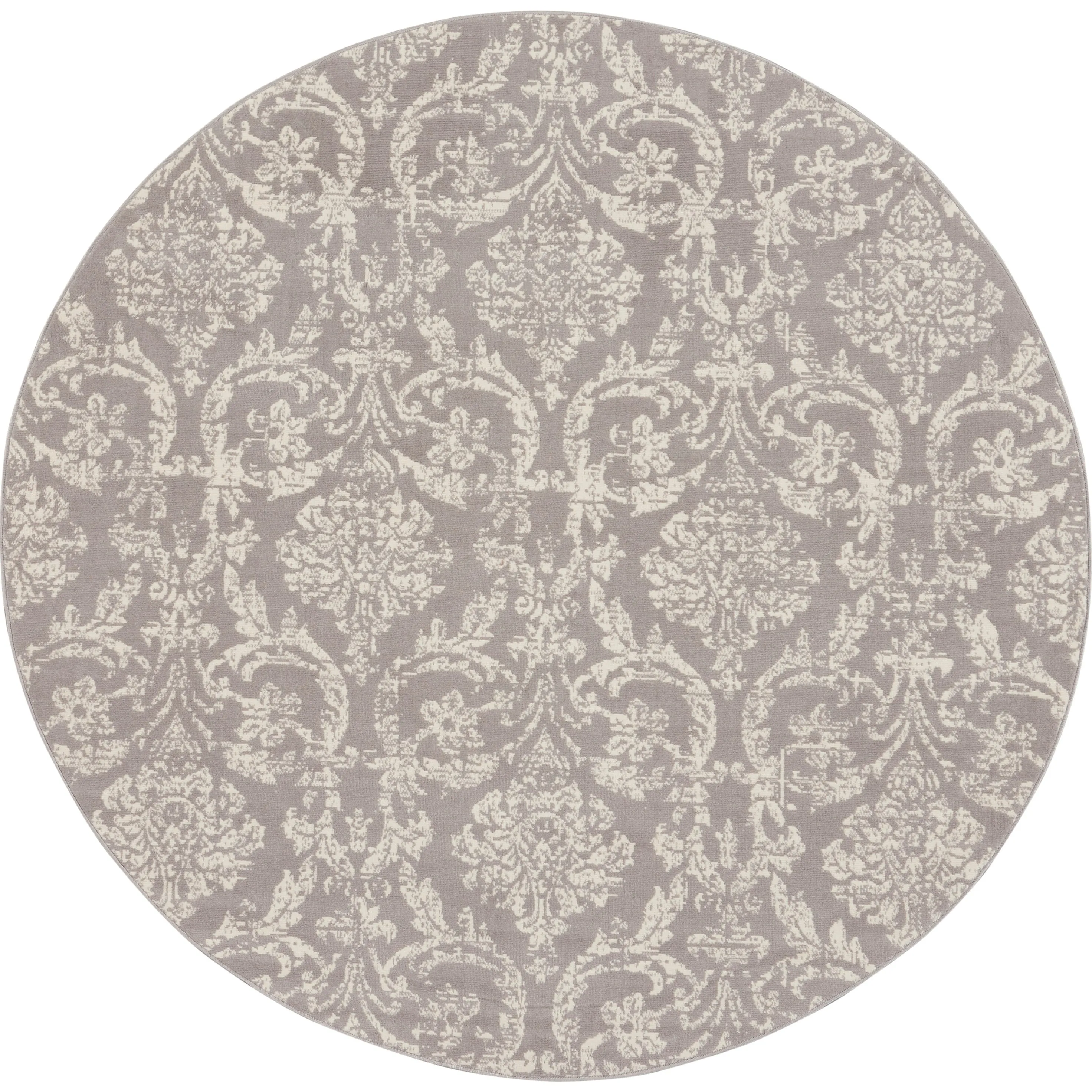 Nourison Jubilant Vintage Farmhouse Damask Area Rug