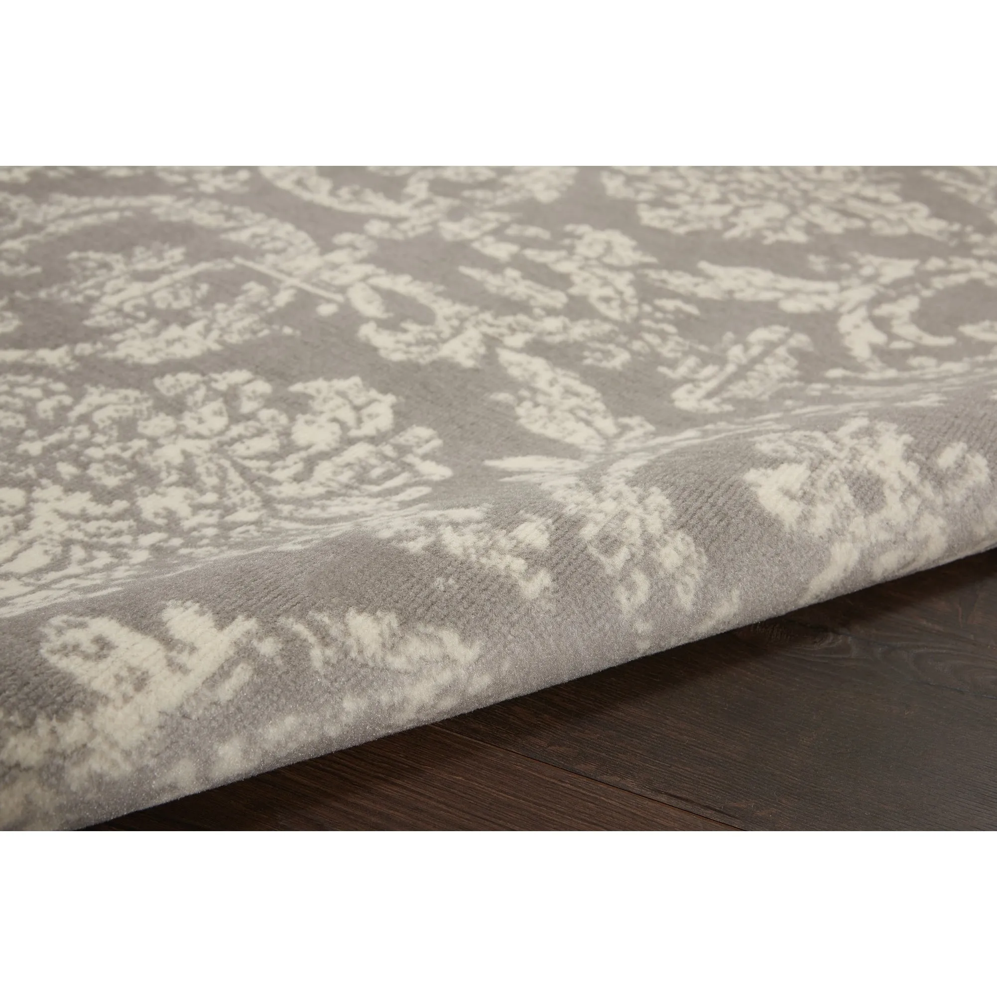 Nourison Jubilant Vintage Farmhouse Damask Area Rug