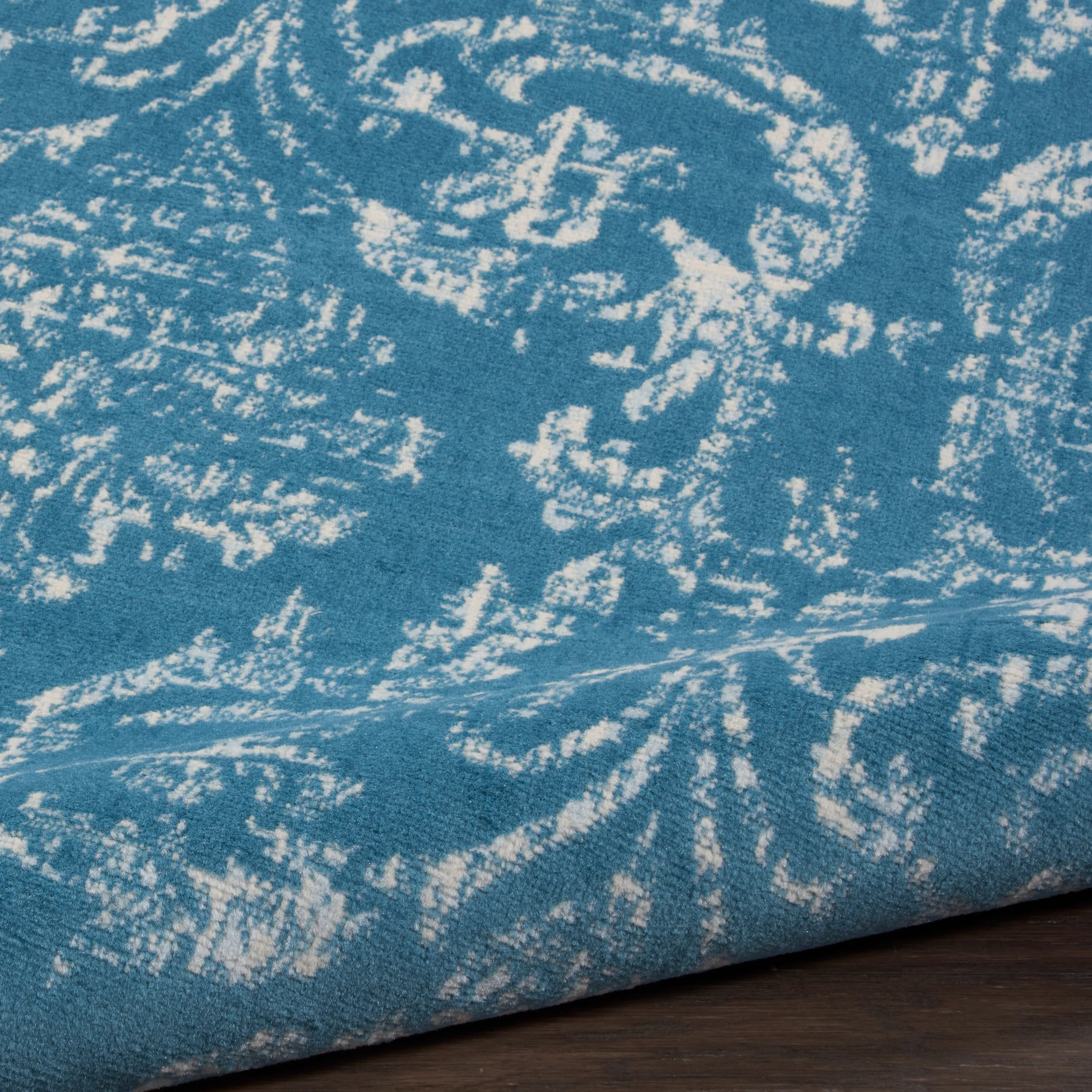 Nourison Jubilant Vintage Farmhouse Damask Area Rug