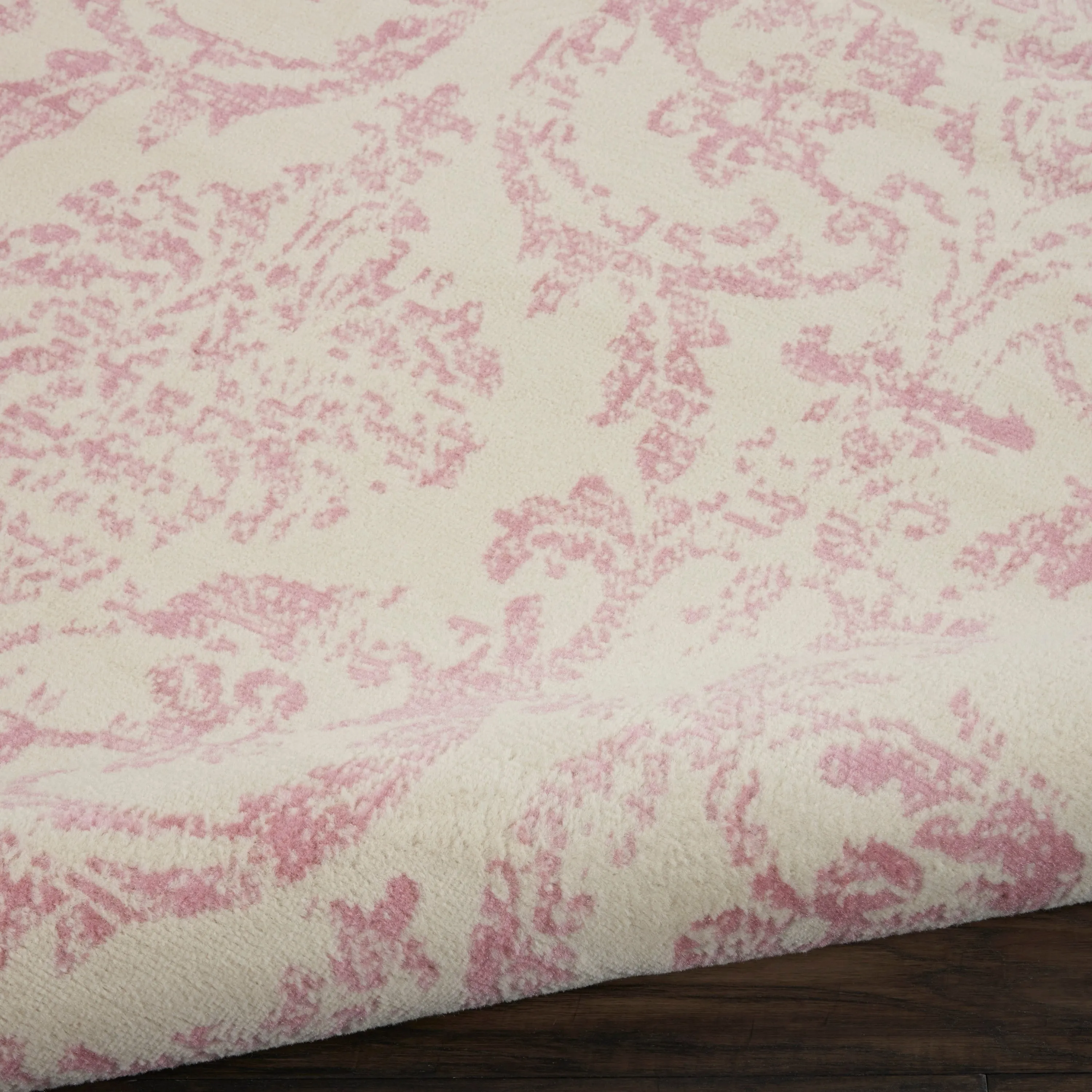 Nourison Jubilant Vintage Farmhouse Damask Area Rug