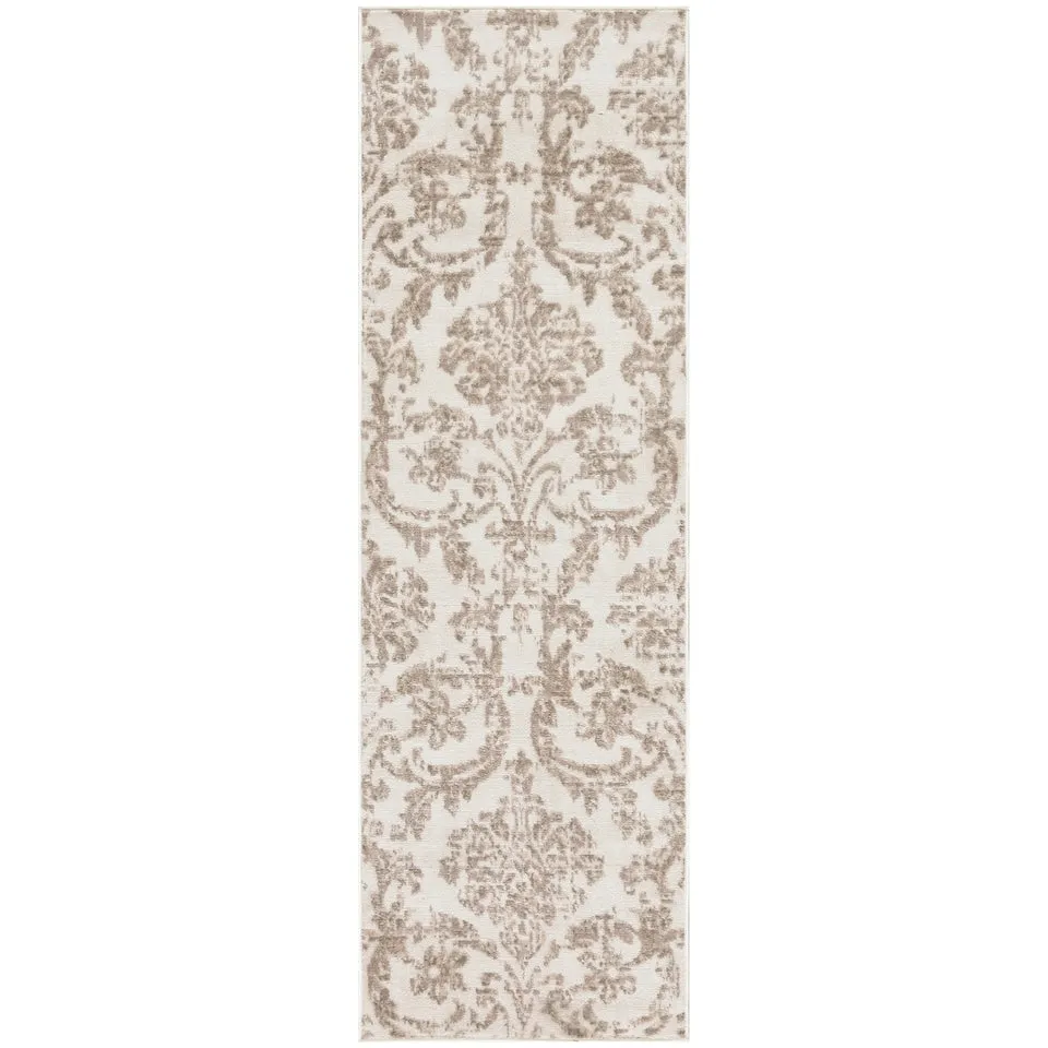Nourison Jubilant Vintage Farmhouse Damask Area Rug