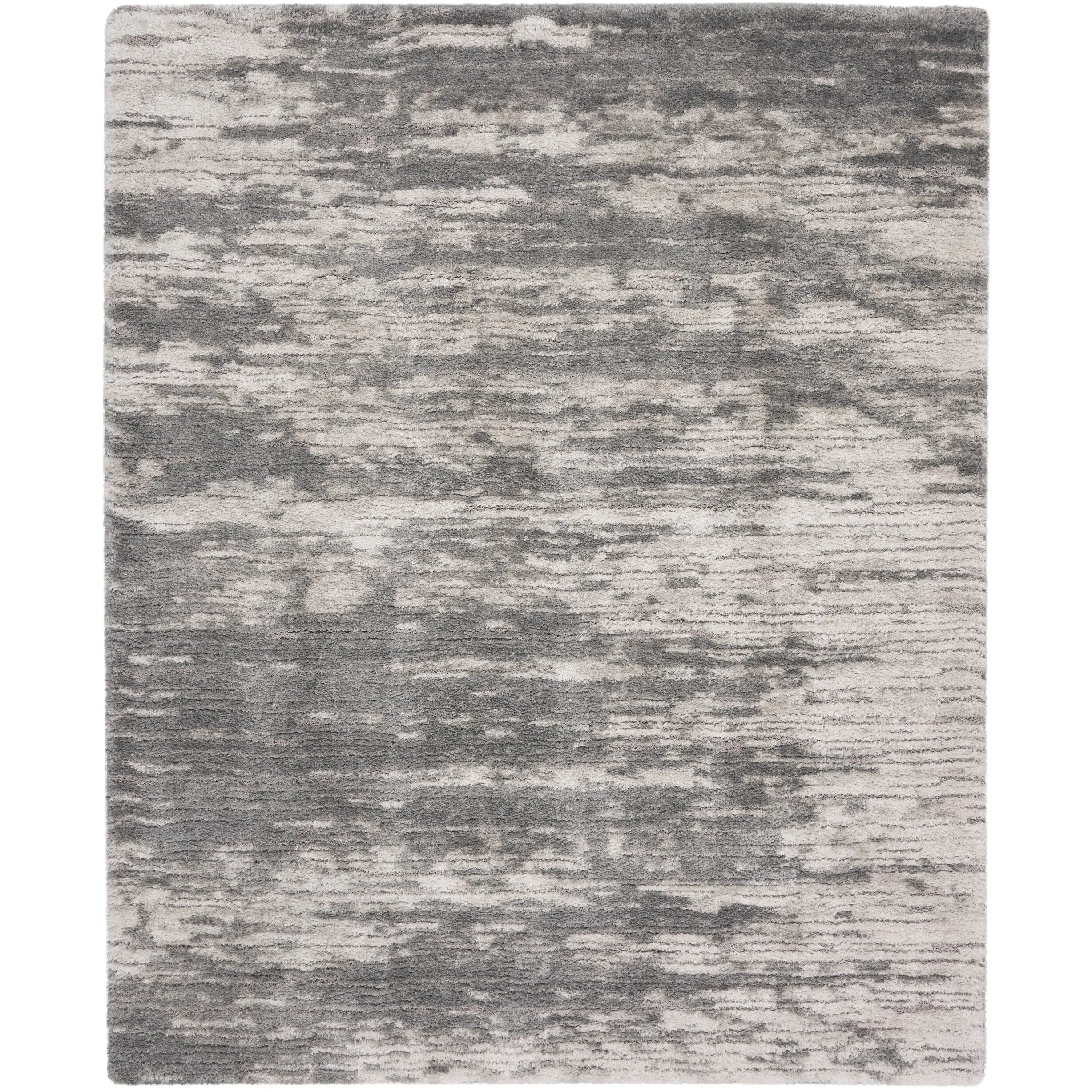 Nourison Luxurious Shag 1.25 Plush Contemporary Abstract Area Rug