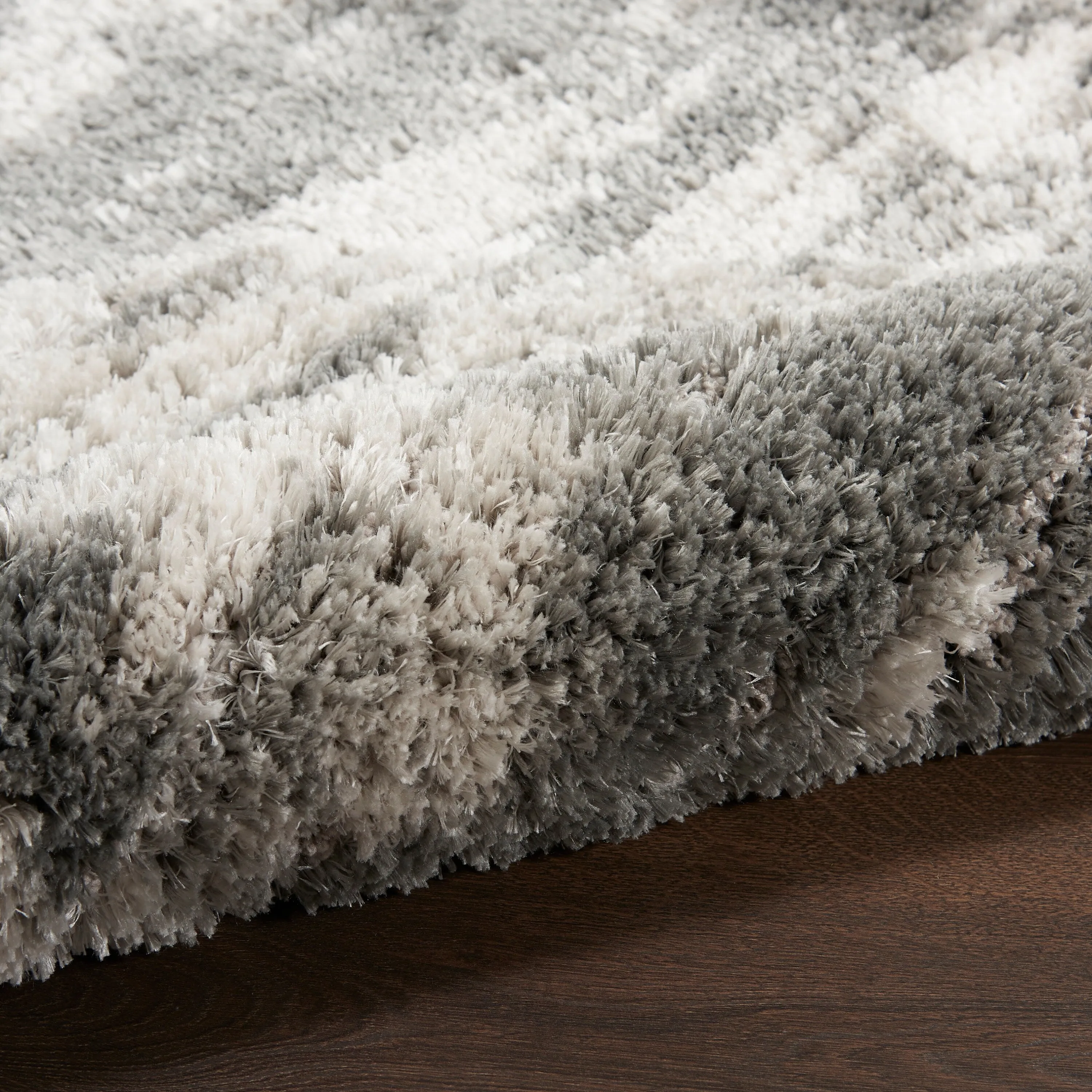 Nourison Luxurious Shag 1.25 Plush Contemporary Abstract Area Rug