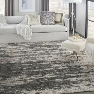 Nourison Luxurious Shag 1.25 Plush Contemporary Abstract Area Rug
