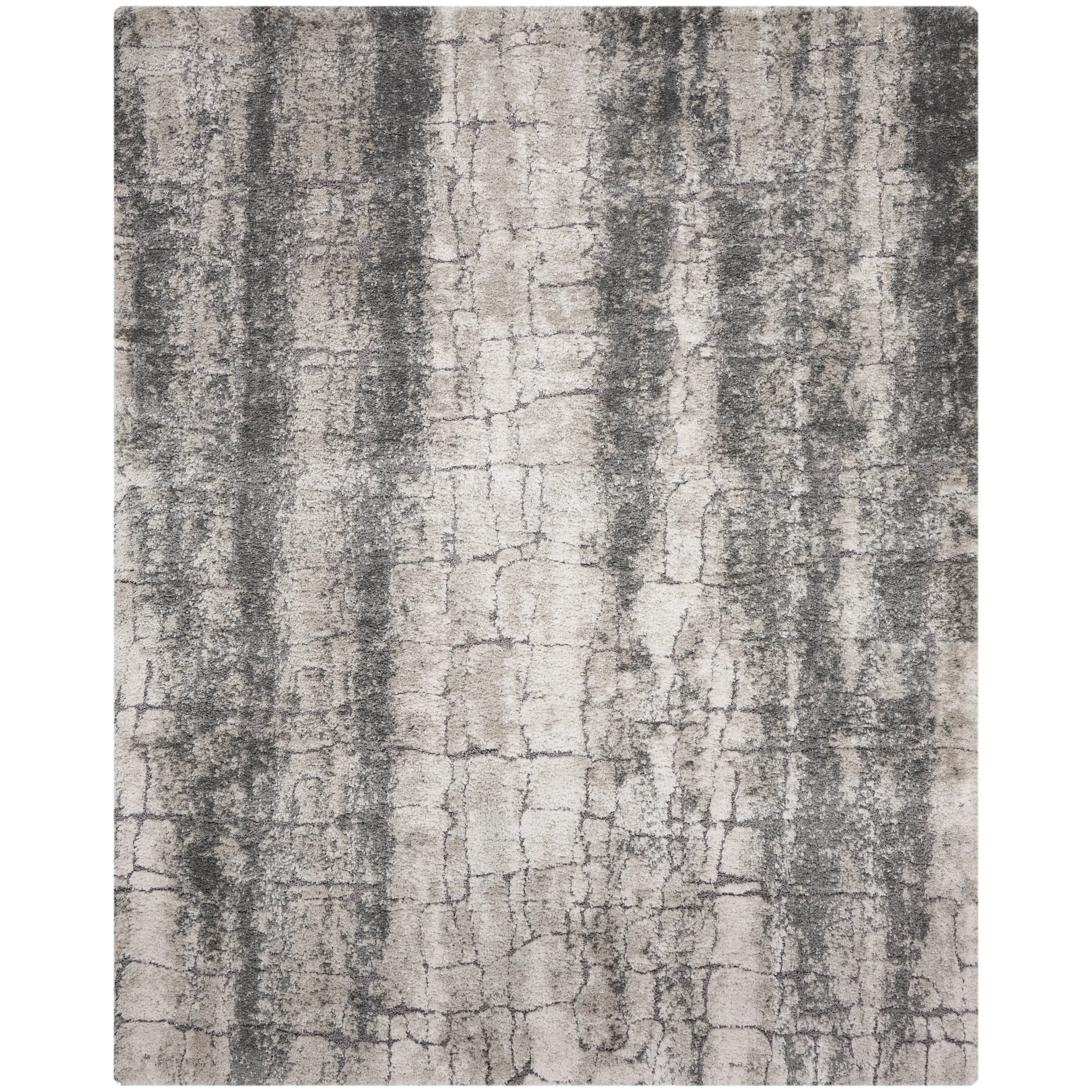 Nourison Luxurious Shag High Pile Contemporary Abstract Area Rug