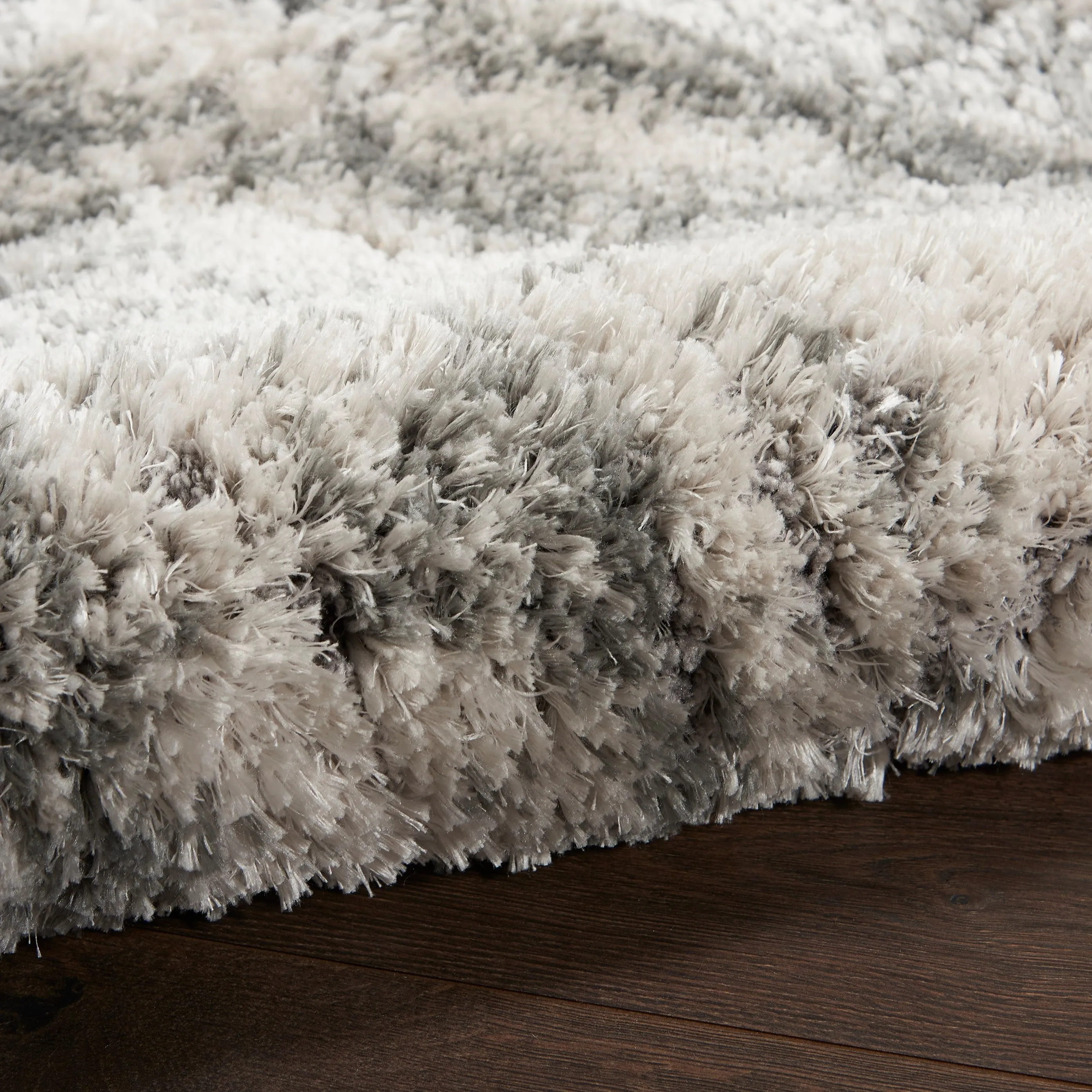 Nourison Luxurious Shag High Pile Contemporary Abstract Area Rug