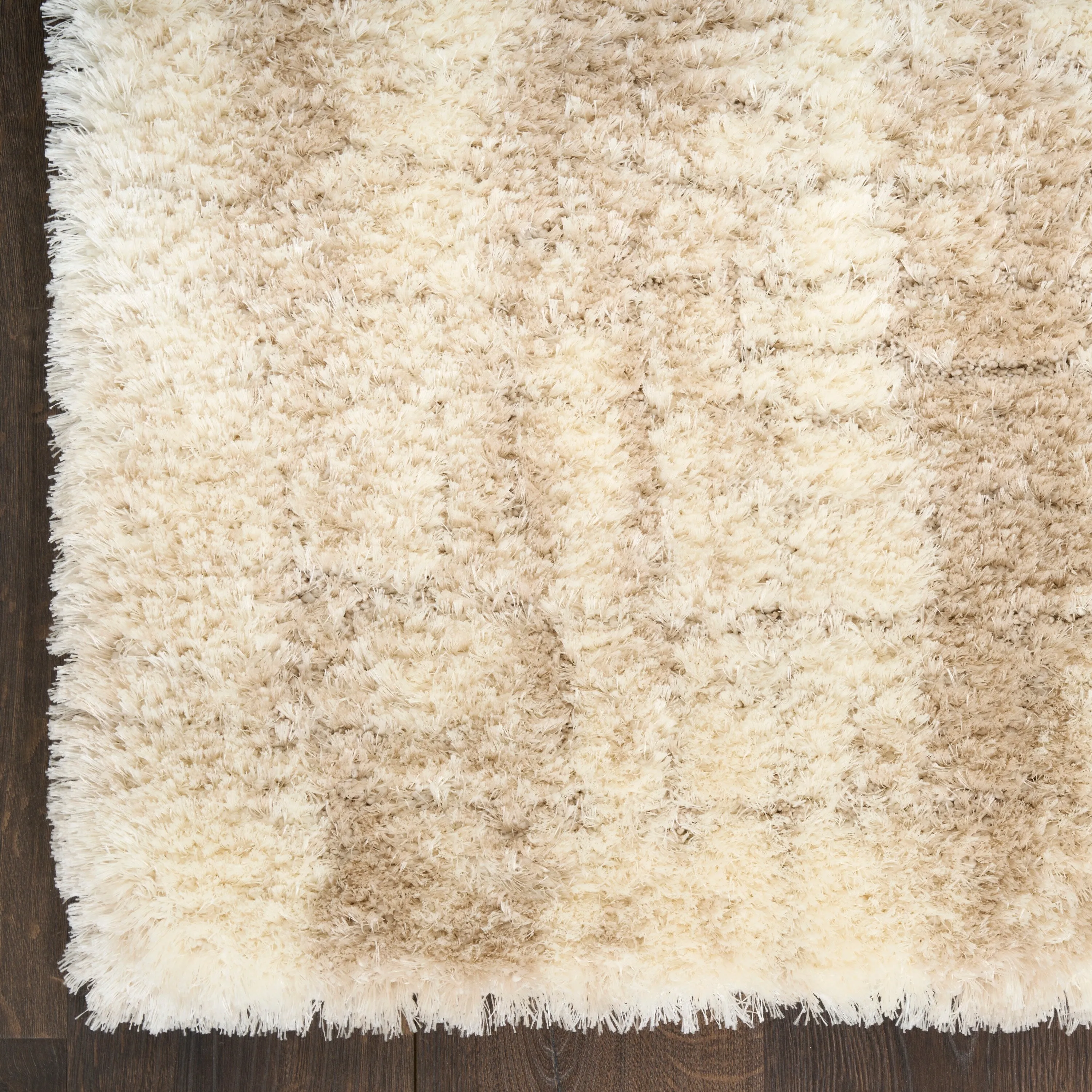 Nourison Luxurious Shag High Pile Contemporary Abstract Area Rug