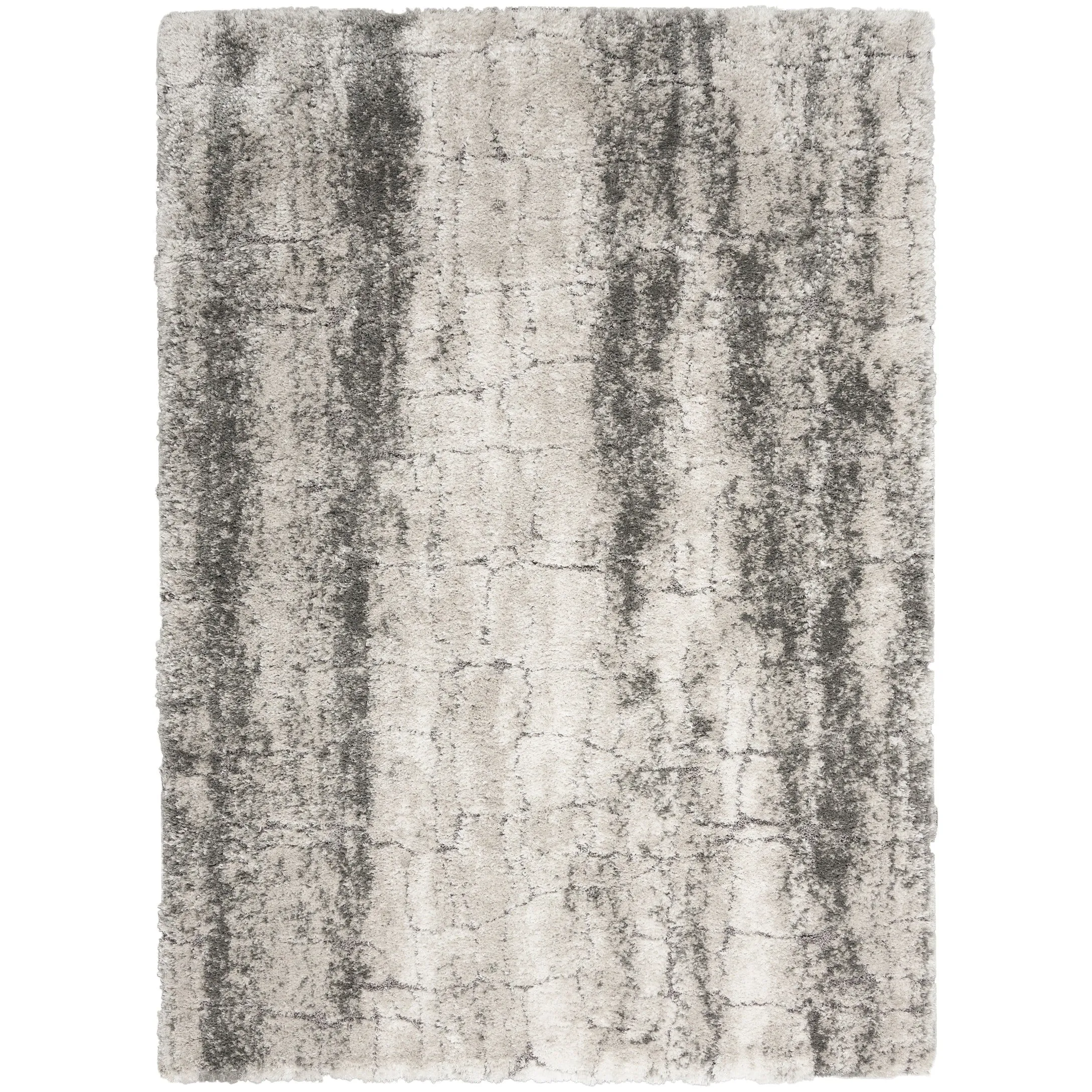 Nourison Luxurious Shag High Pile Contemporary Abstract Area Rug