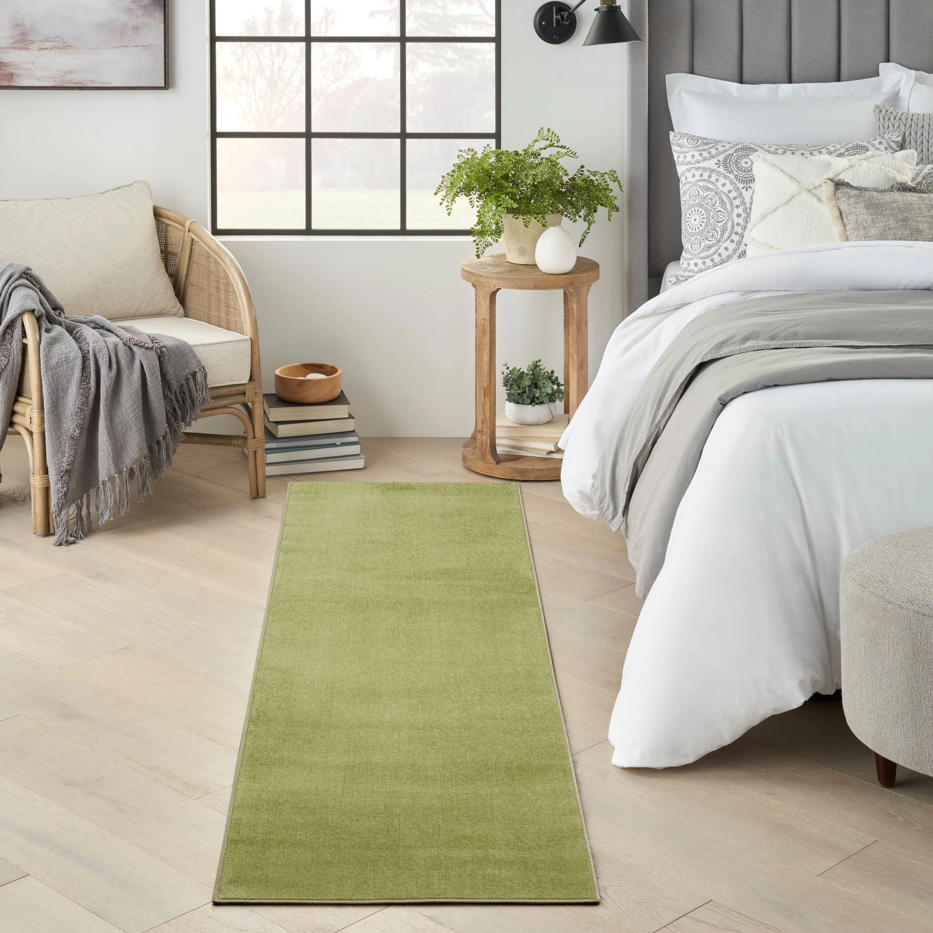 Nourison Modern Solid Indoor/Outdoor Area Rug