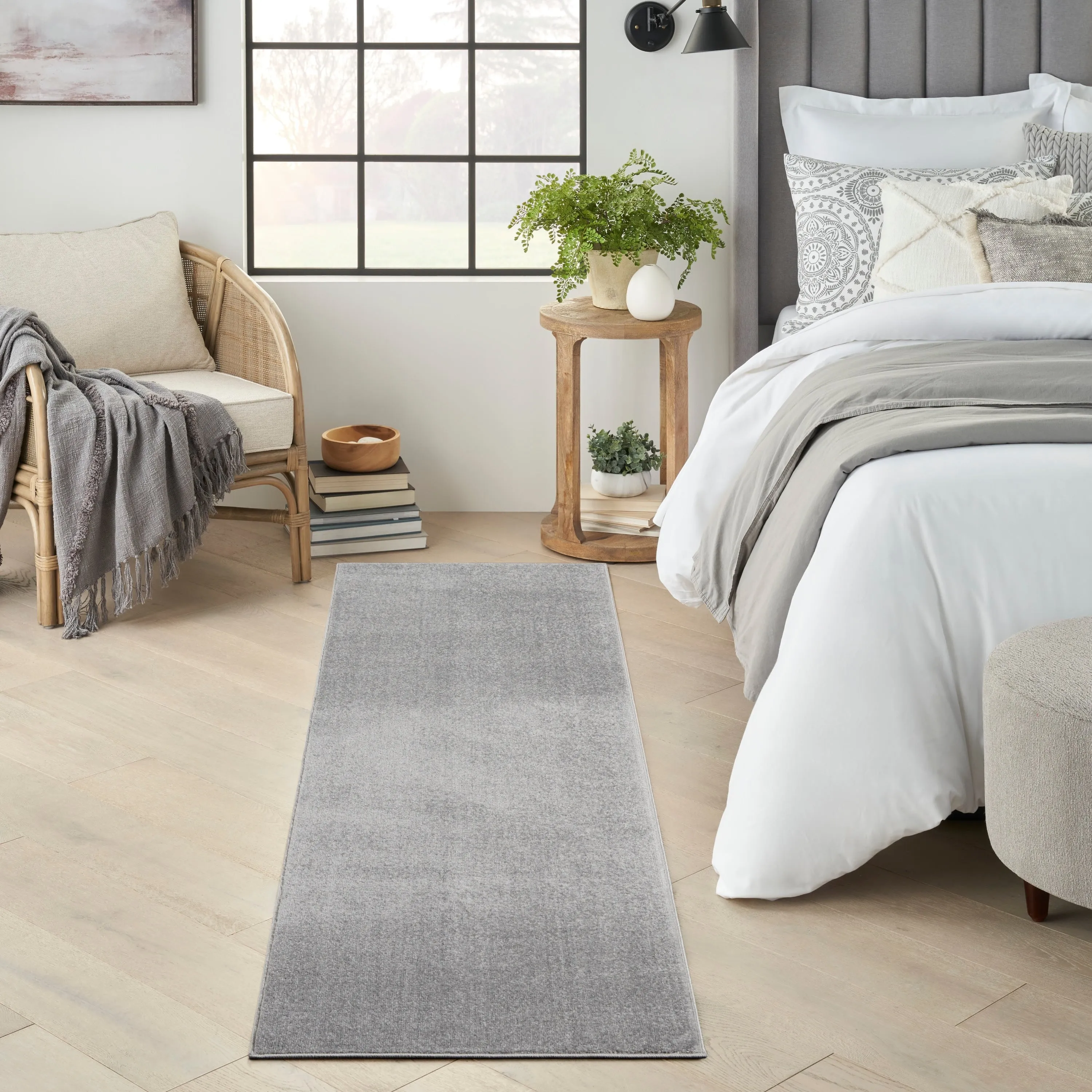 Nourison Modern Solid Indoor/Outdoor Area Rug