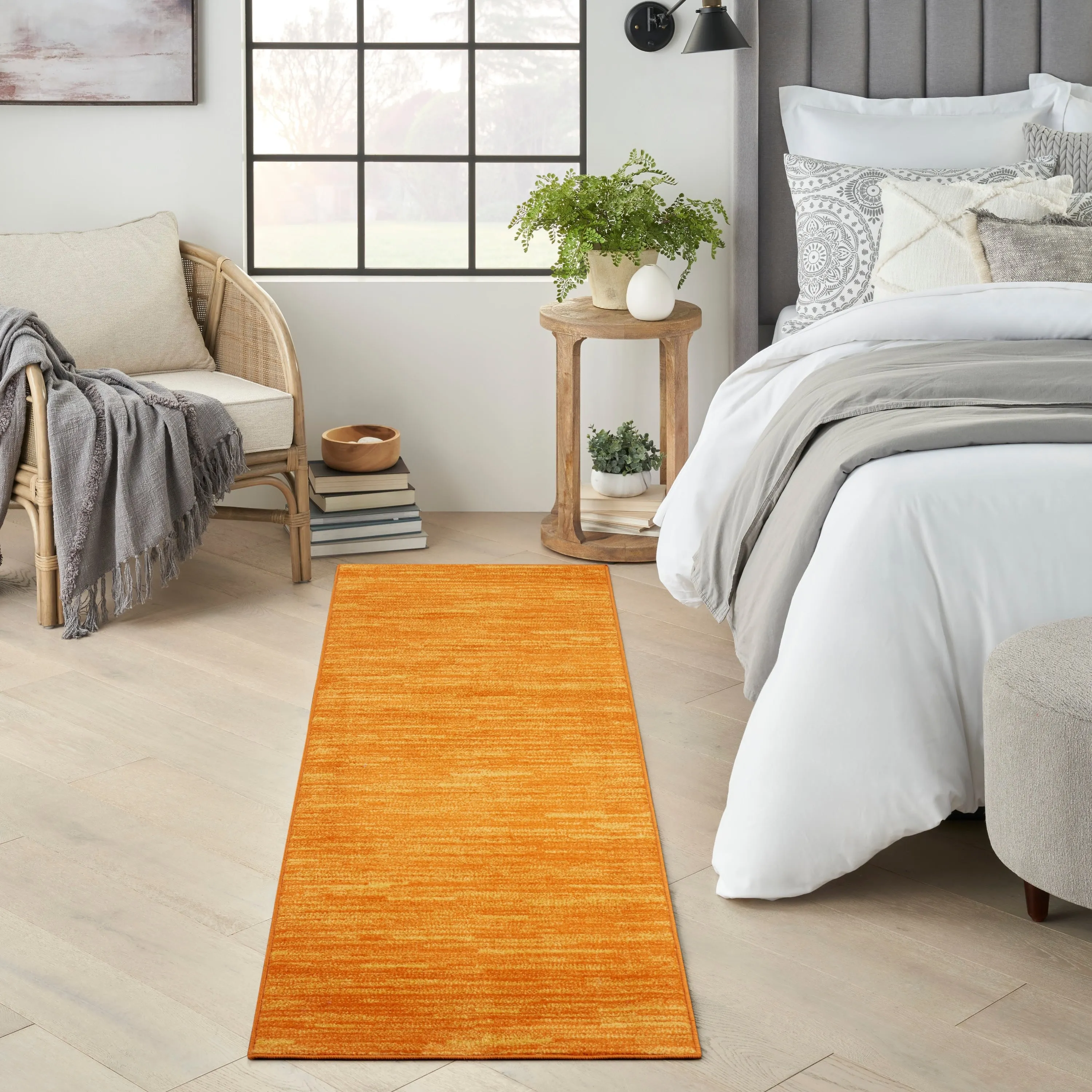 Nourison Modern Solid Indoor/Outdoor Area Rug