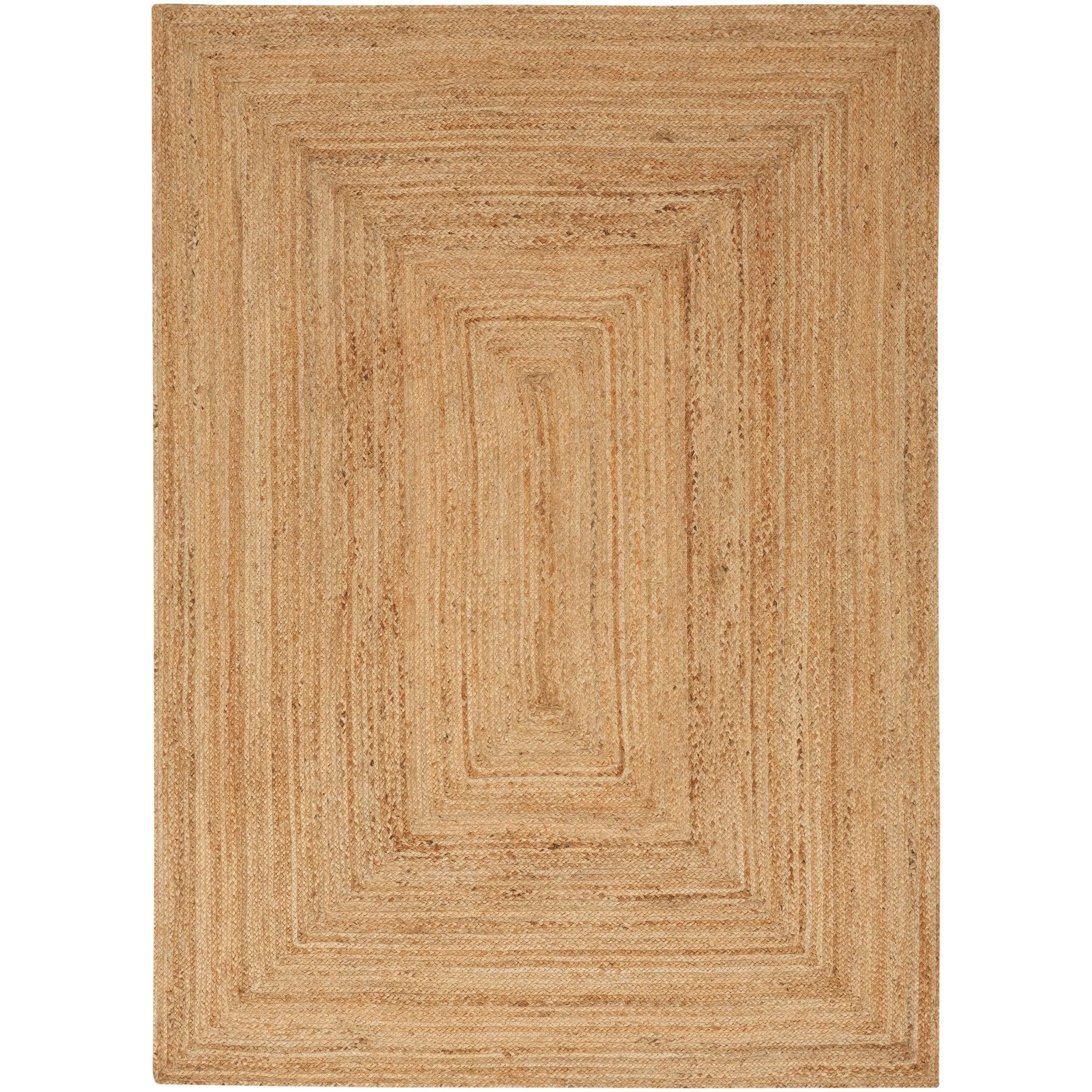 Nourison Natural Jute Indoor Solid Area Rug