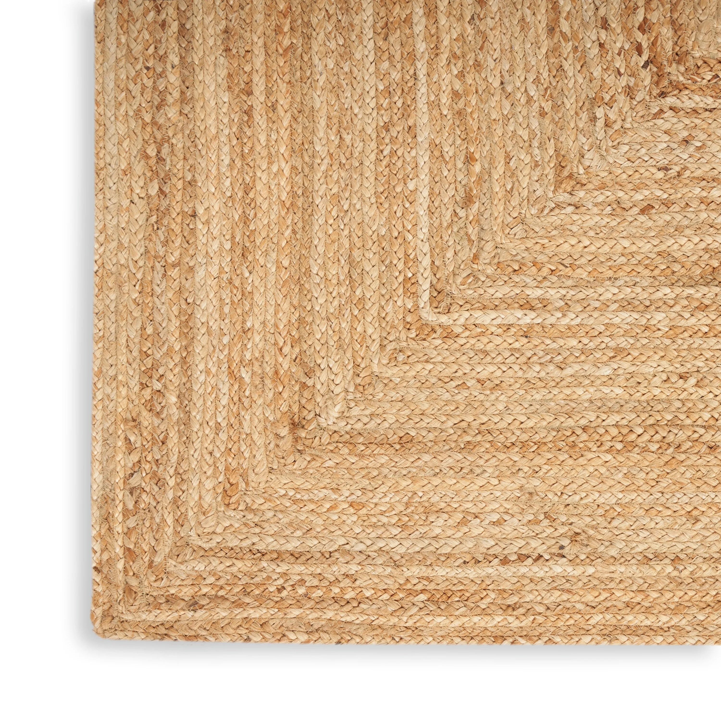 Nourison Natural Jute Indoor Solid Area Rug