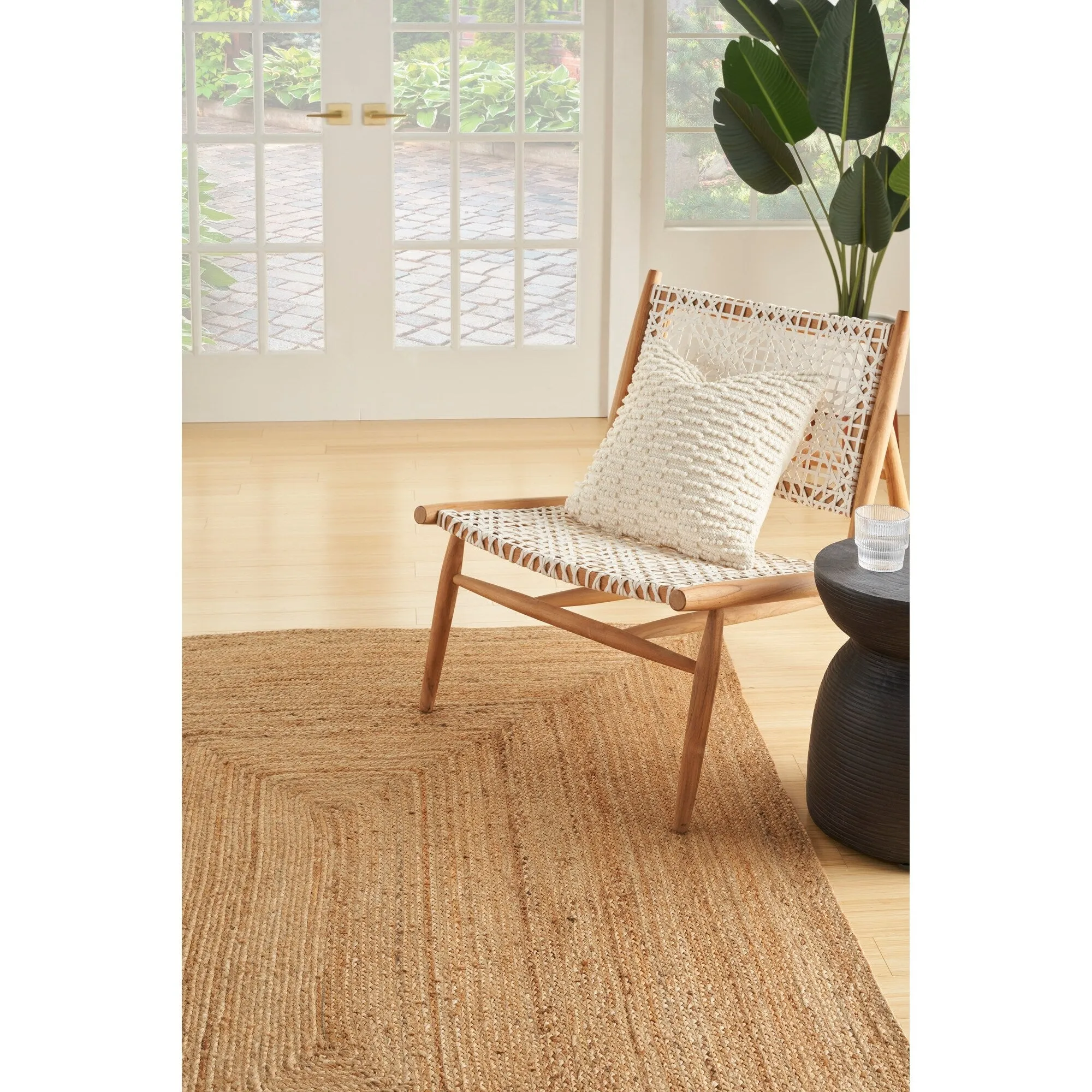 Nourison Natural Jute Indoor Solid Area Rug