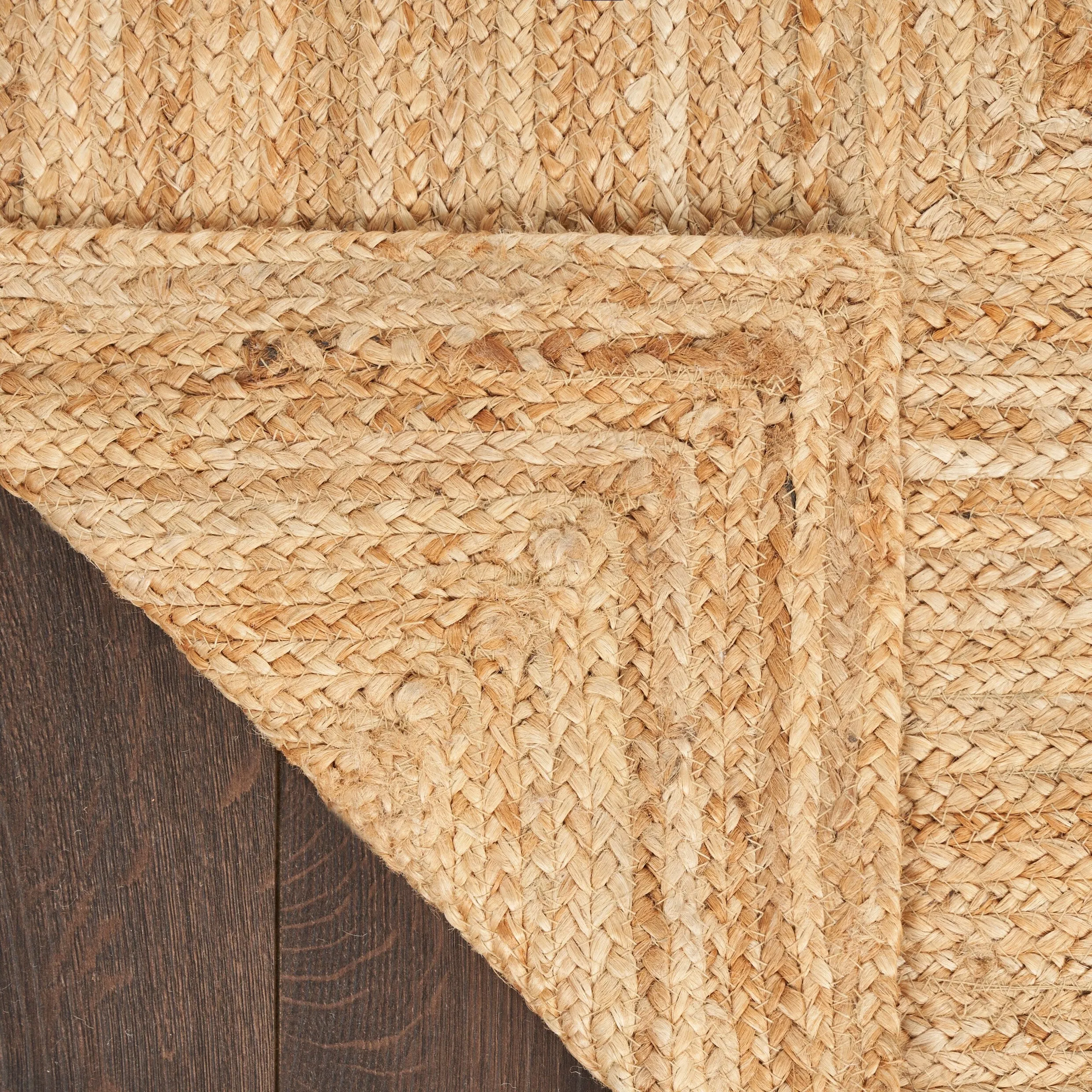 Nourison Natural Jute Indoor Solid Area Rug