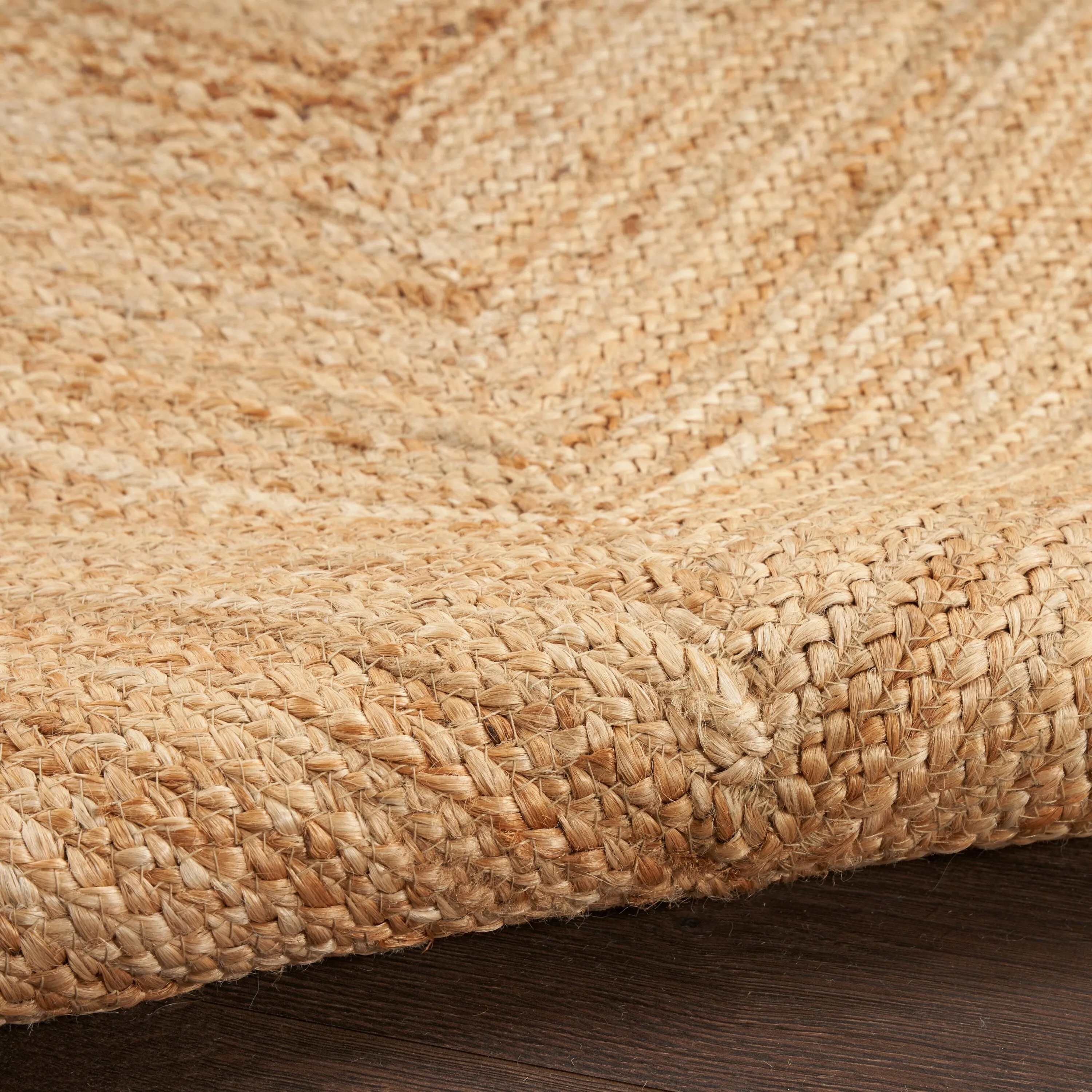 Nourison Natural Jute Indoor Solid Area Rug